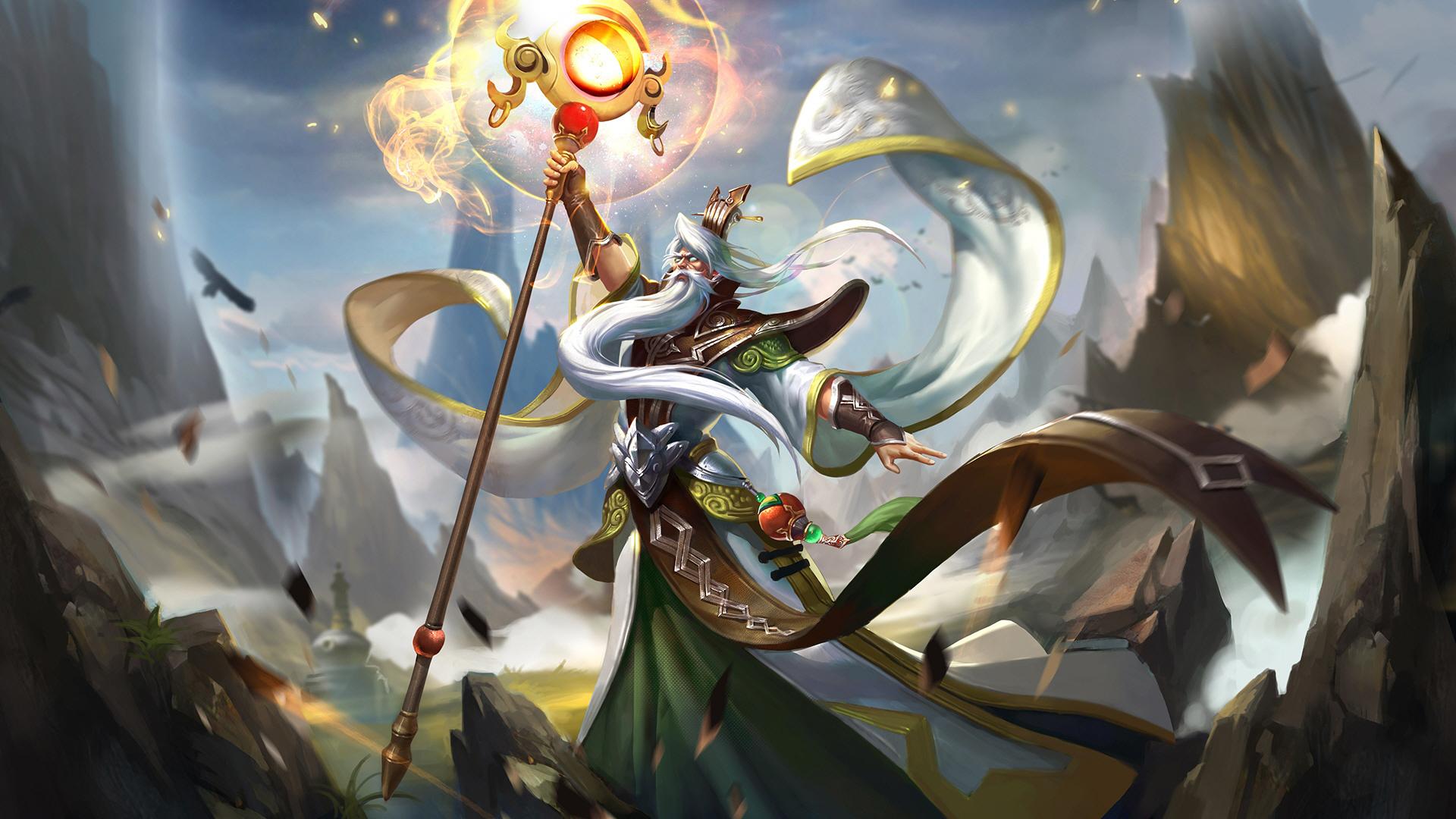 1920x1080 Desktop wallpaper wizard, warrior, king of glory, video game, HD image, picture, background, 428bc2