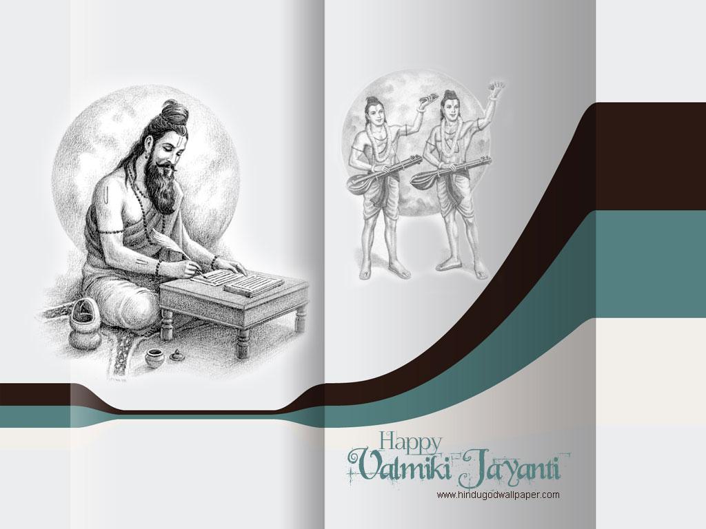 1024x768 Valmiki Jayanti 2020 Quotes Image Whatsapp Status History Significance Theme