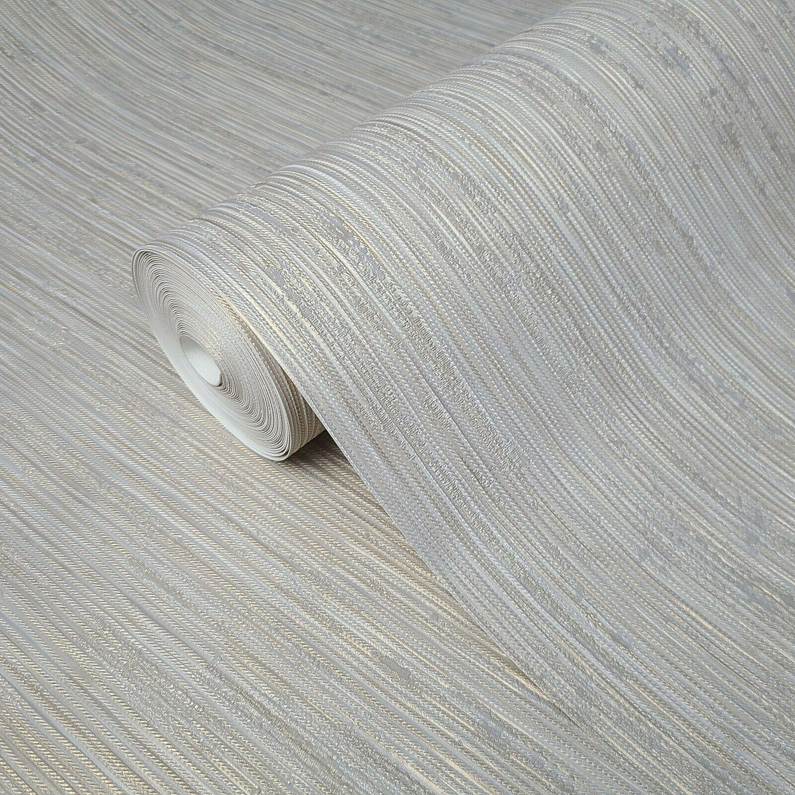 1600x1600 Z21847 Cream gold stria lines faux fabric texture plain Wallpaper