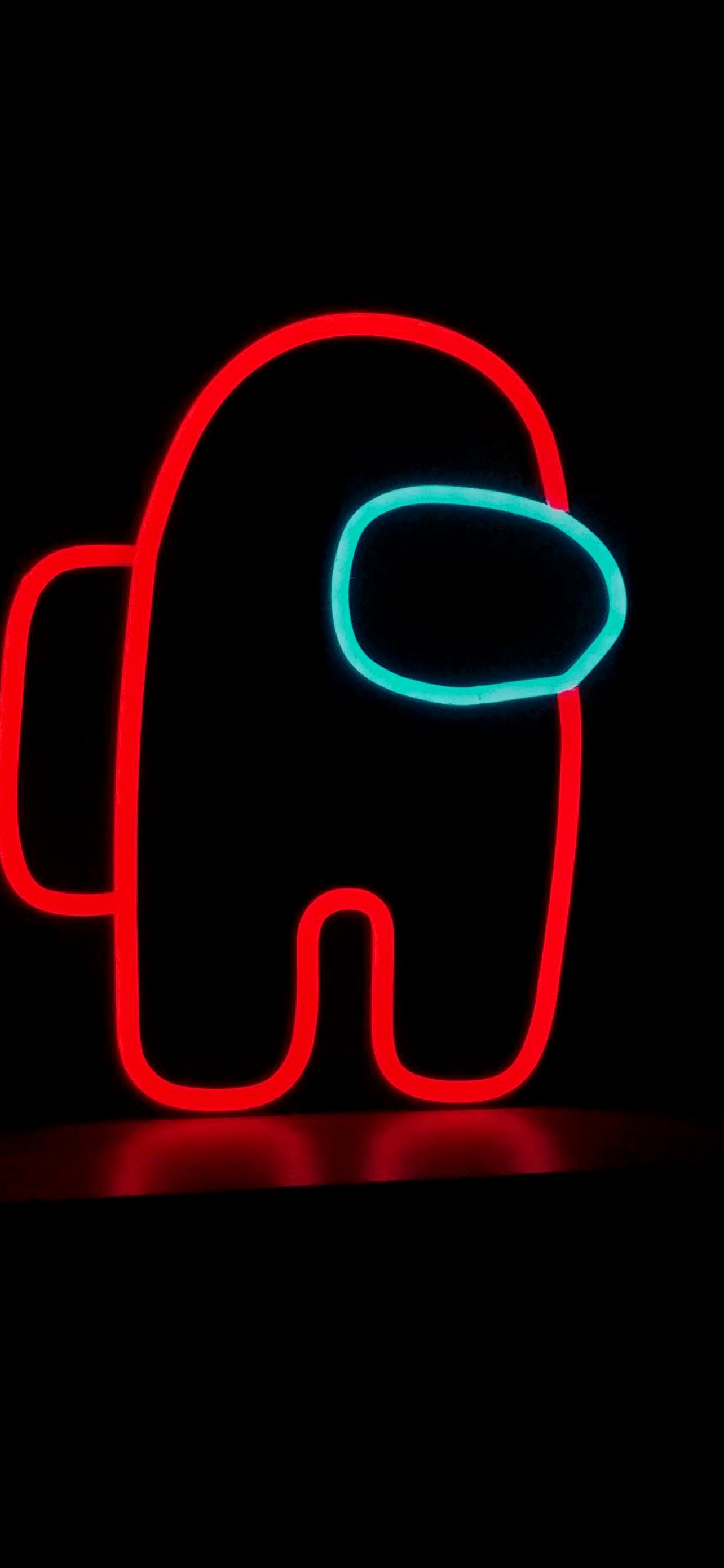 1284x2778 Among Us Wallpaper 4K, Neon, IOS Games, Android Games, PC Games, Black Dark