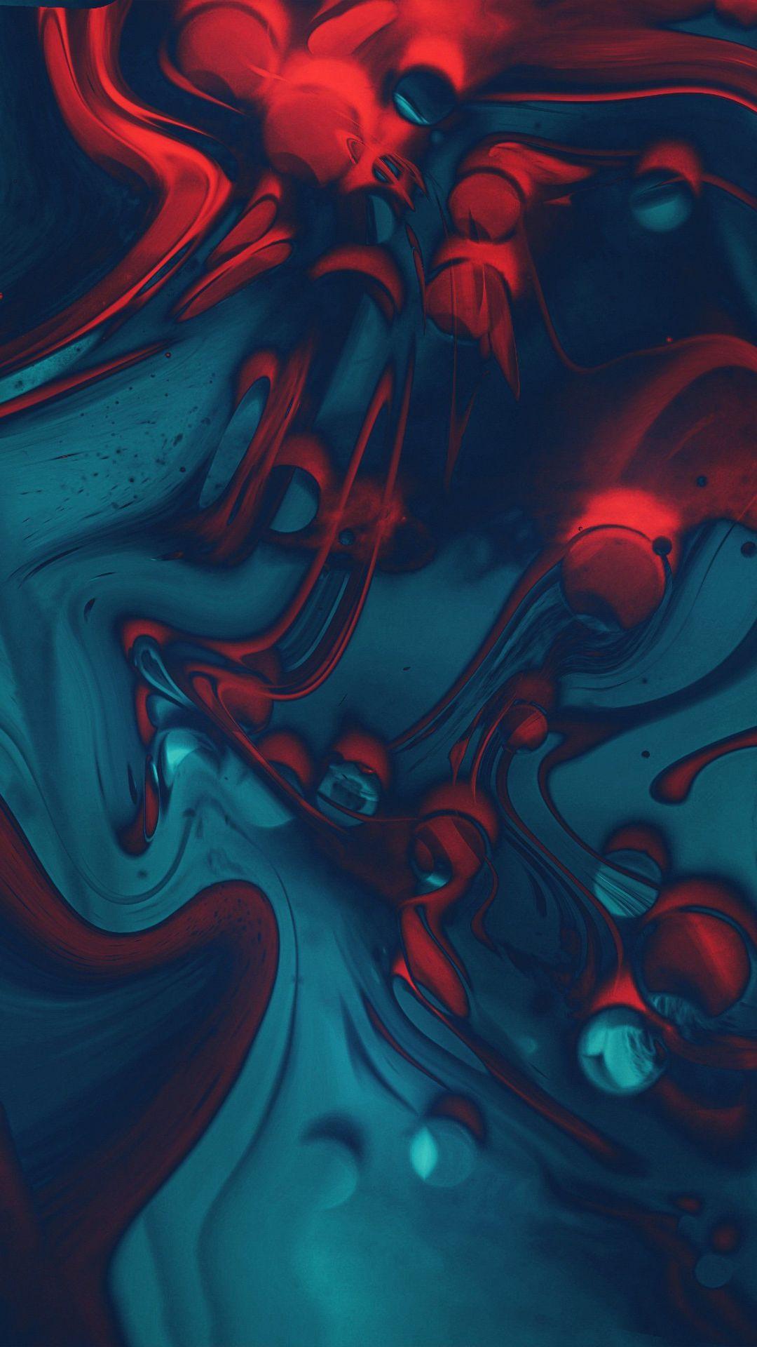1080x1920 Red Blue Abstract. Aesthetic Wallpaper In 2019. Abstract / iPhone HD Wallpaper Background Download HD Wallpaper (Desktop Background / Android / iPhone) (1080p, 4k) (1080x1920) (2021)