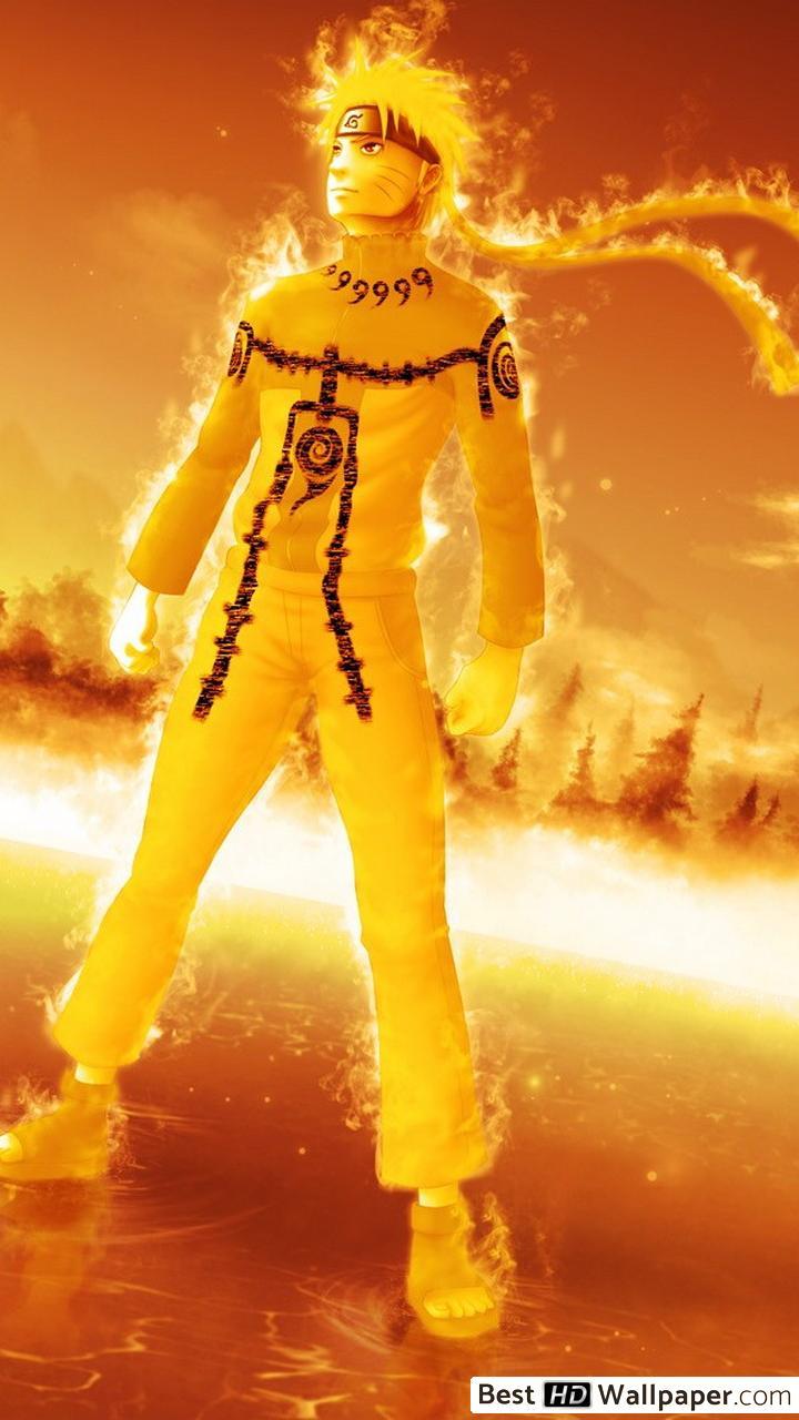 720x1280 Naruto uzumaki a glow of power HD wallpaper download