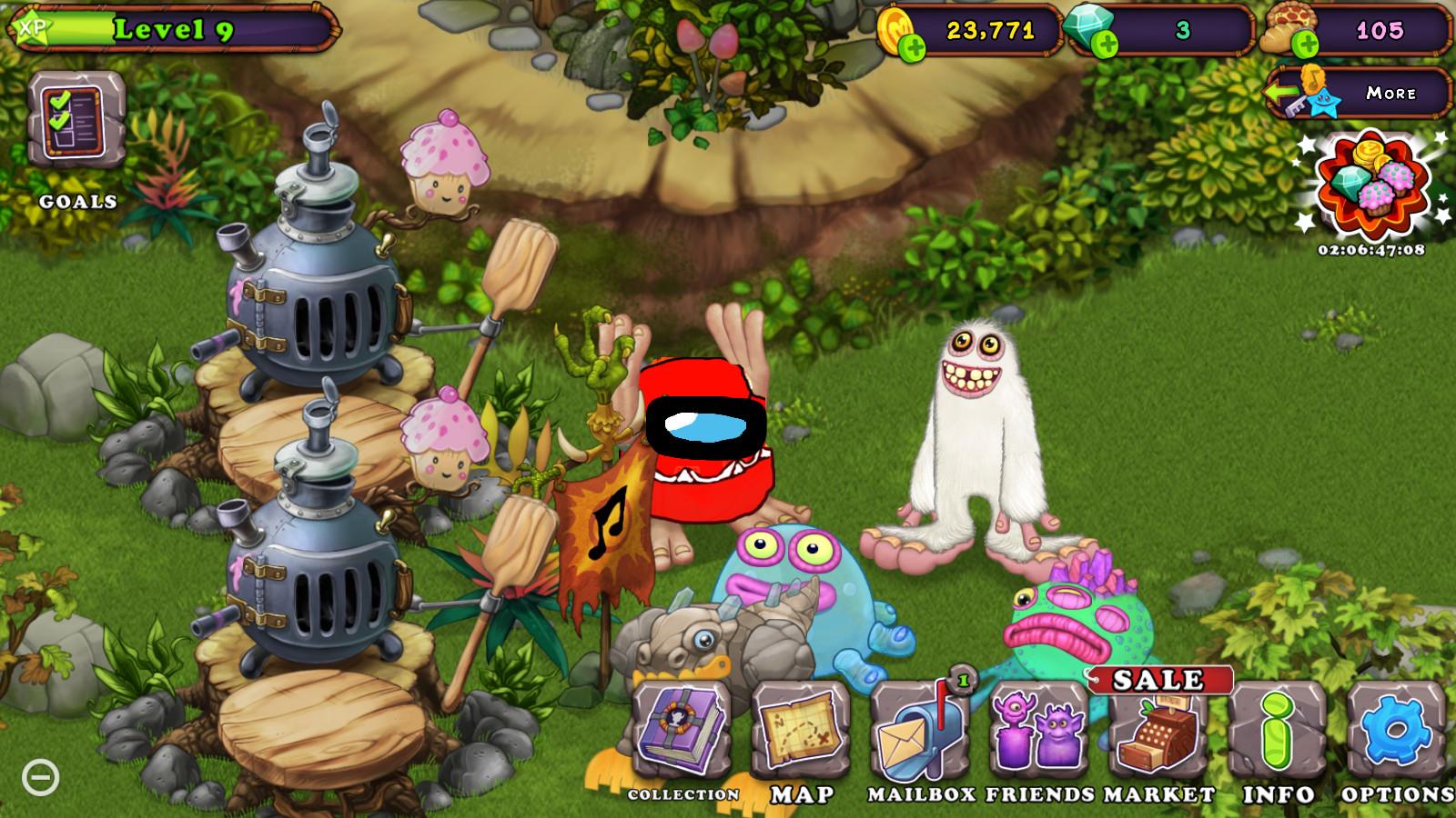 1600x900 Sussy Baka Noggin [My Singing Monsters] [Mods]