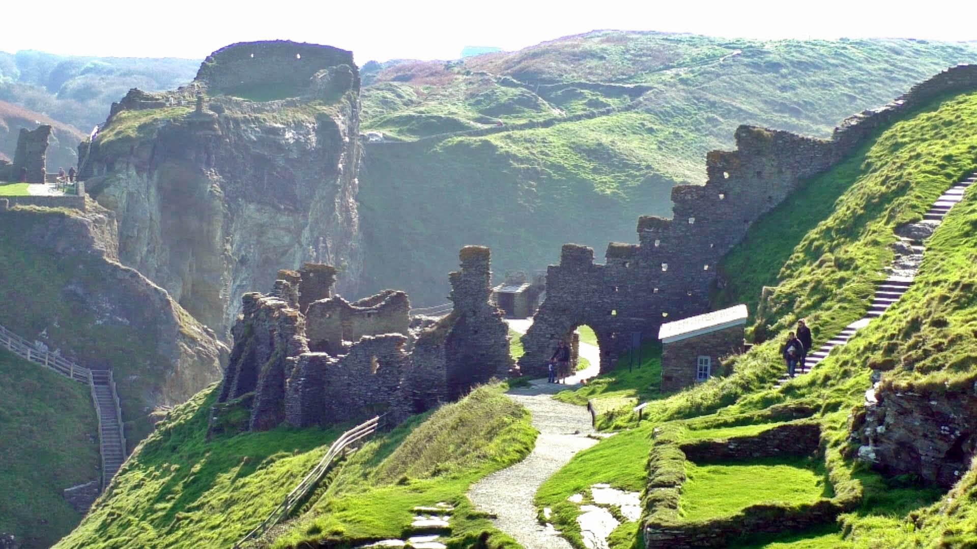 1920x1080 Tintagel Castle in Cornwall Land of King Arthur
