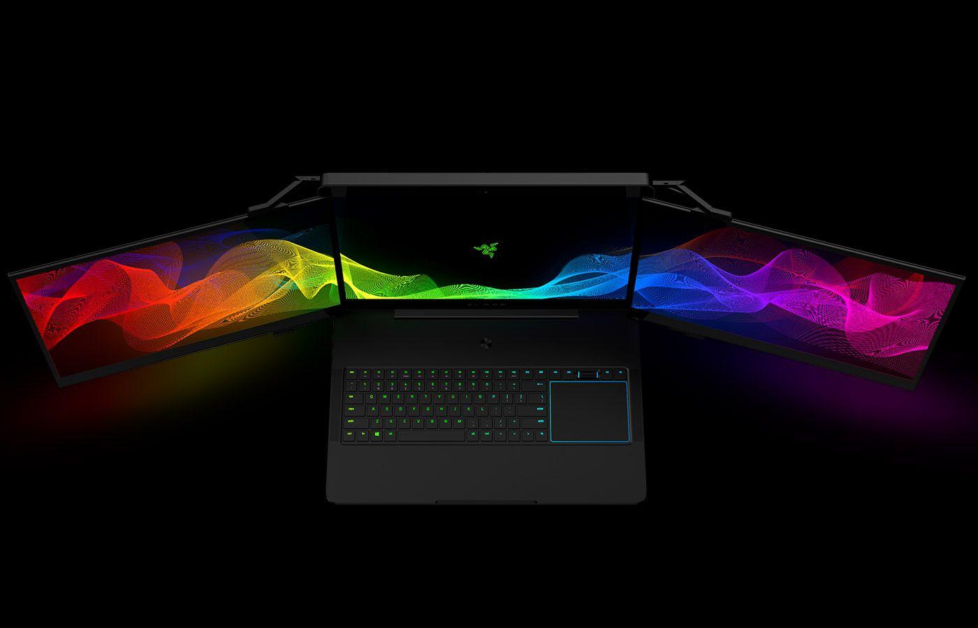 1400x900 Razer Project Valerie Puts Three Screens on a Laptop