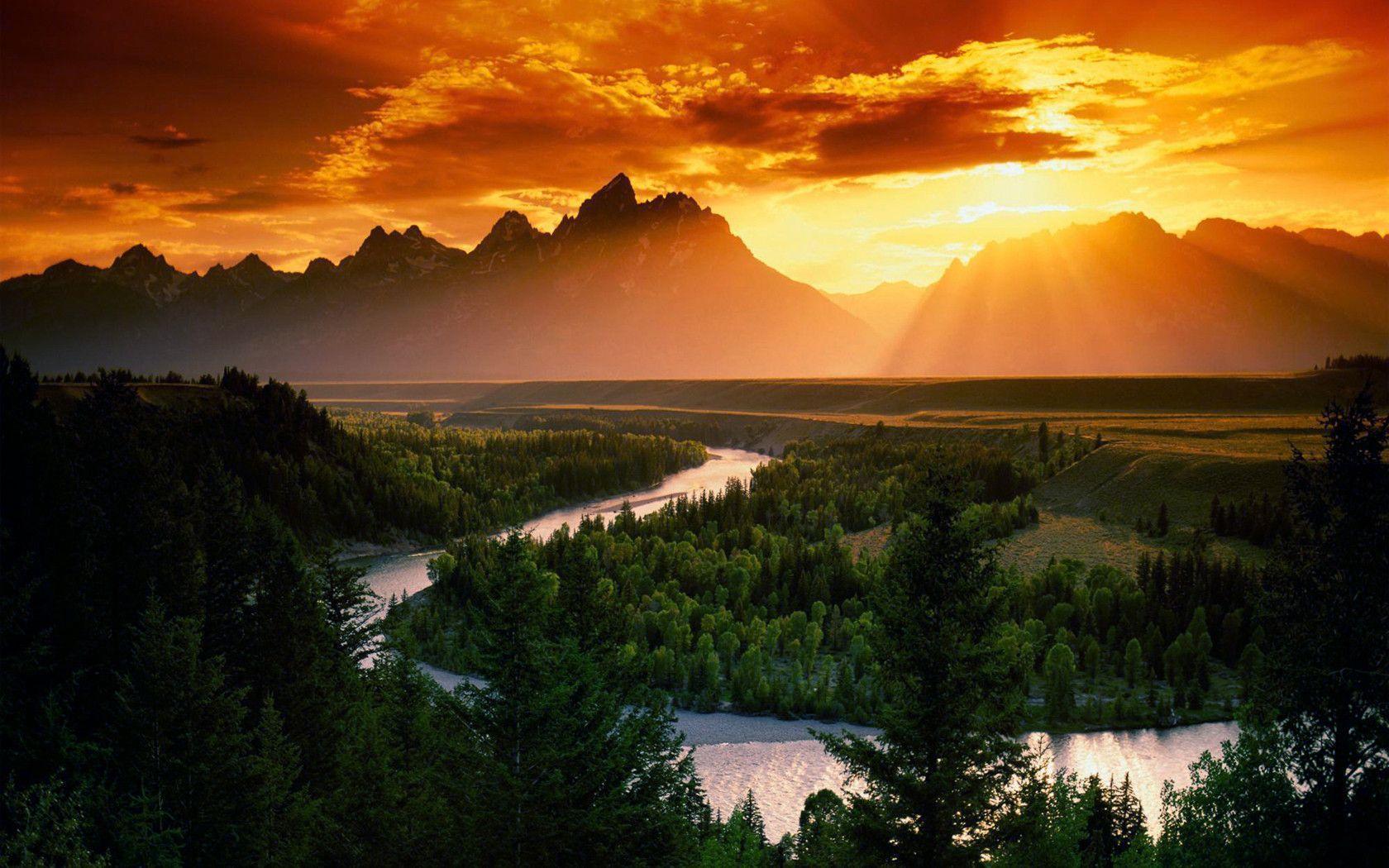 1680x1050 Sunrises Wallpaper