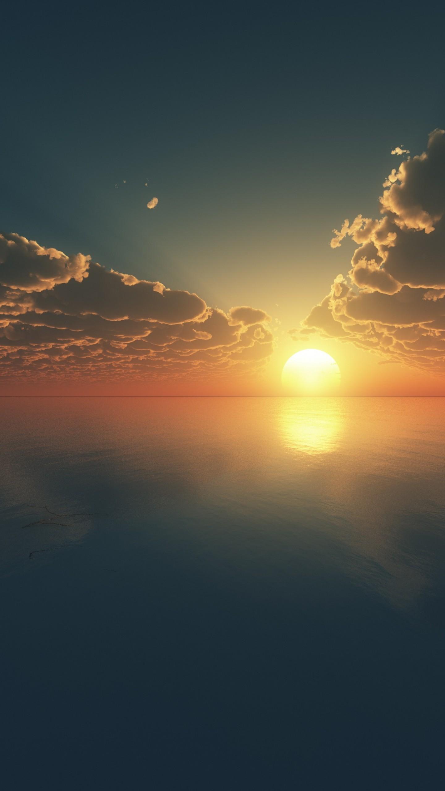 1440x2560 Sunset Nature Wallpaper
