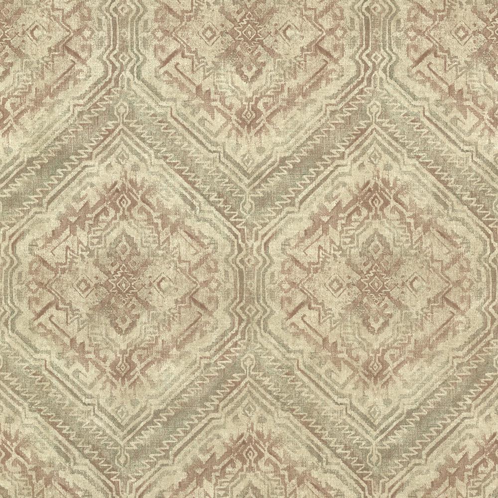 1000x1000 Chesapeake Hocking Hills Dark Red Navajo Medallion Wallpaper