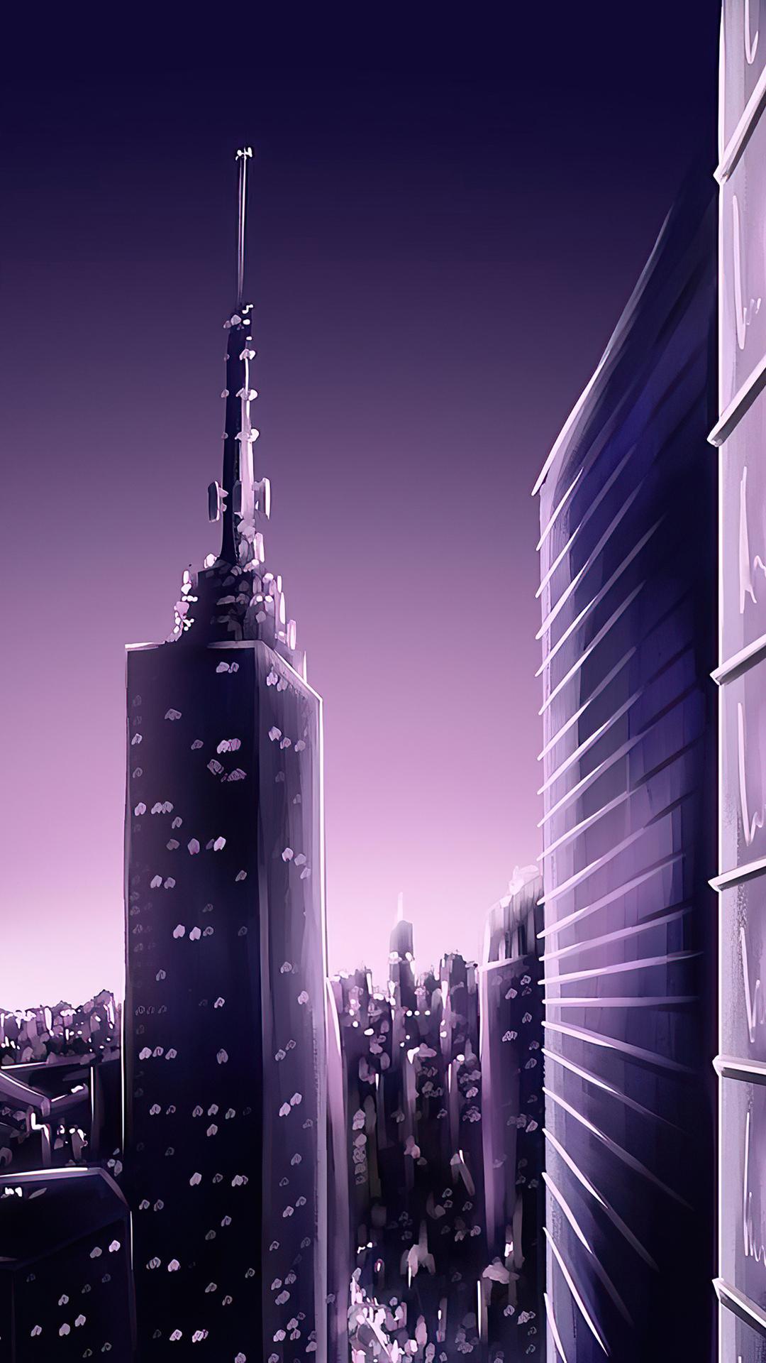 1080x1920 New York Buildings Digital Illustration 4k iPhone 6s, 6 Plus, Pixel xl , One Plus 3t, 5 HD 4k Wallpaper, Image, Background, Photo and Picture