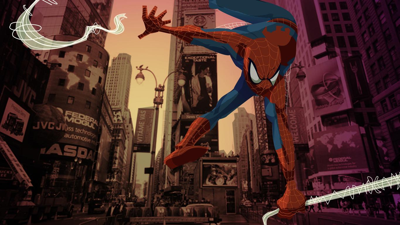 1366x768 Spider Man New York 1366x768 Resolution HD 4k Wallpaper, Image, Background, Photo and Picture