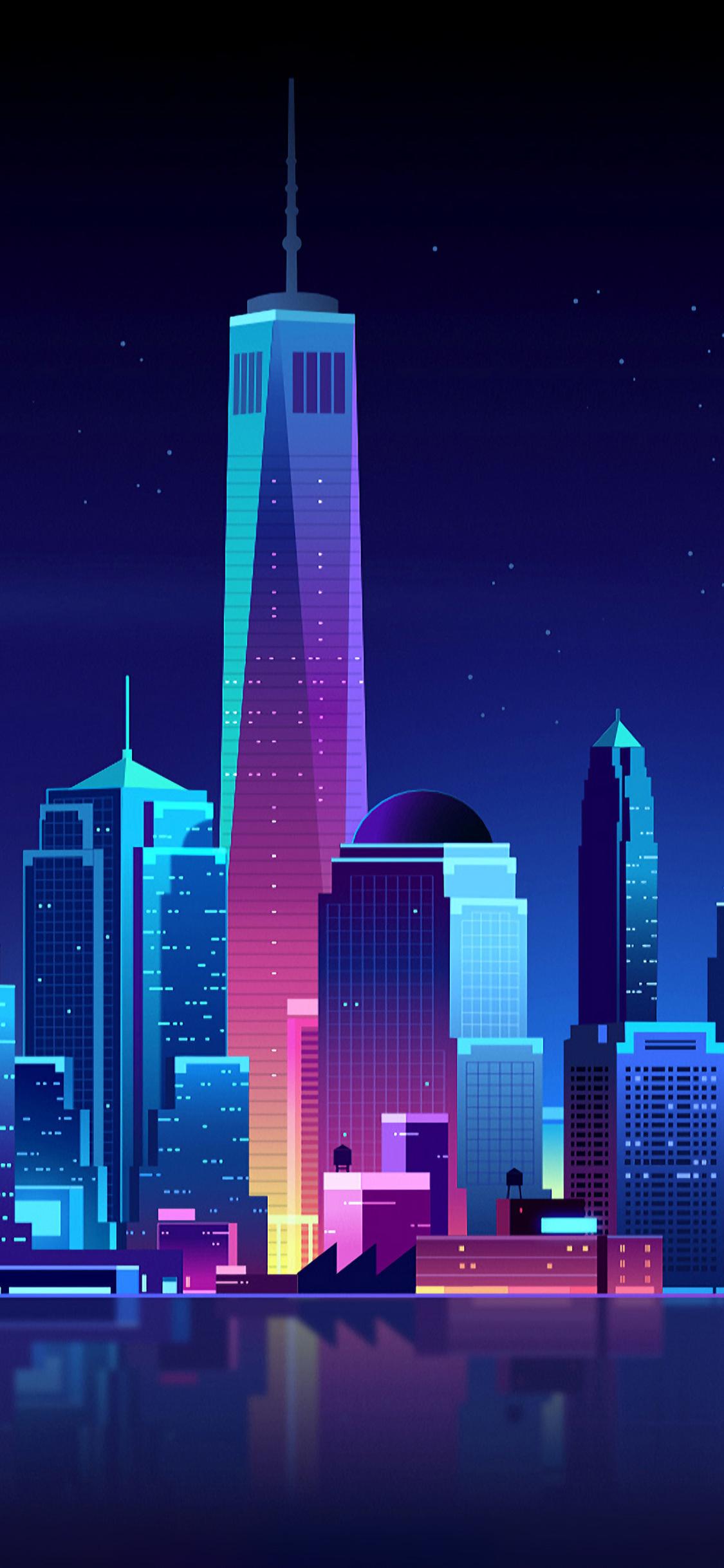 1125x2436 new york wallpaper 118