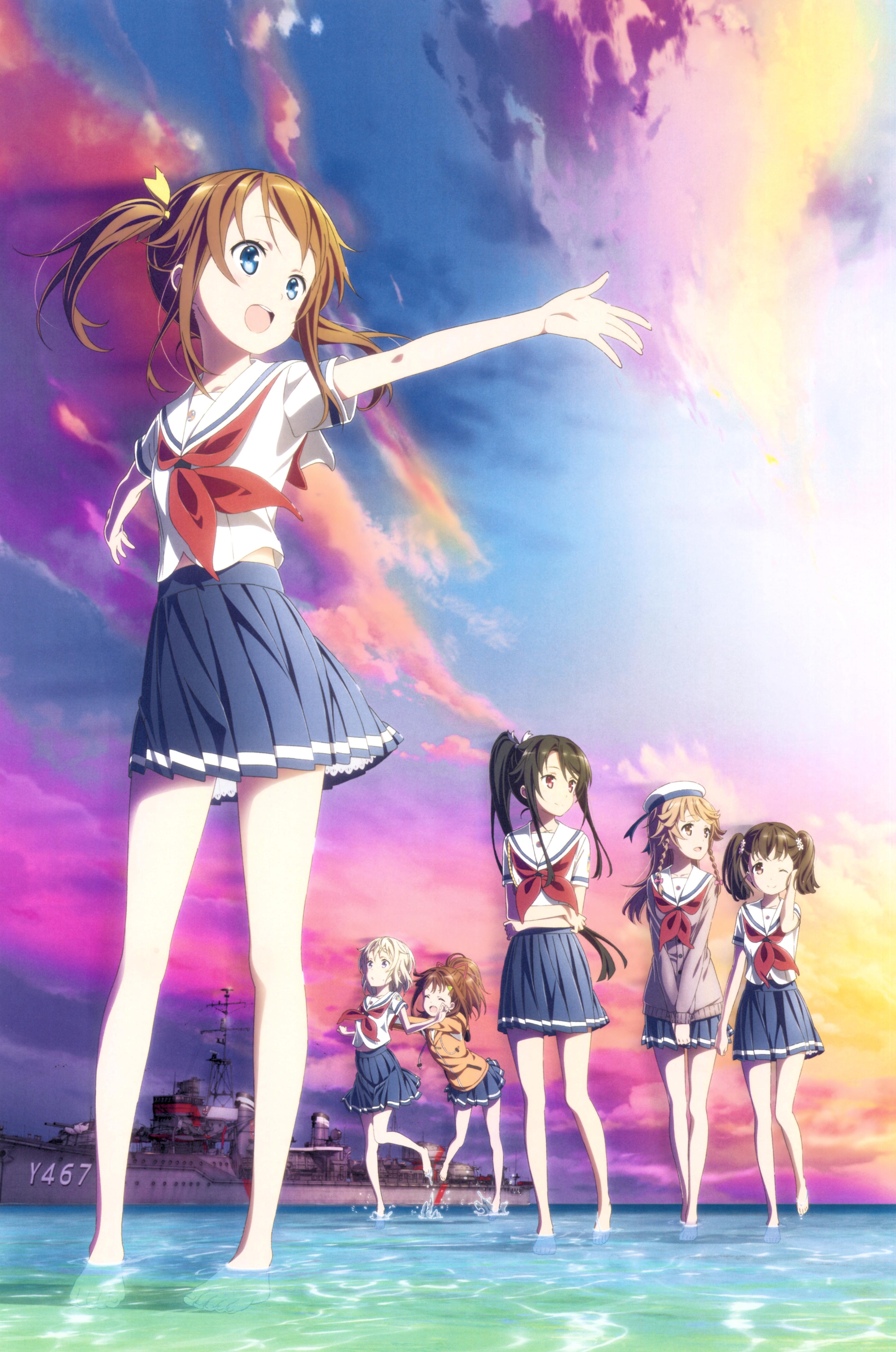 3990x6019 High School Fleet Anime Visual Book and Scan Gallery