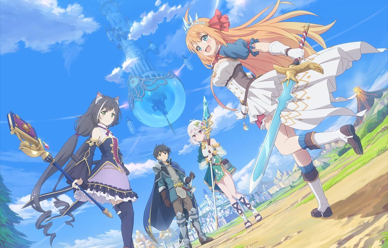 1332x850 Wallpaper girls, fantasy, guy, Yuuki, Eustiana of Astraea, Kokoro Natsume, Kiruya Momochi, Princess connect! Re:Dive image for desktop, section сёнэн