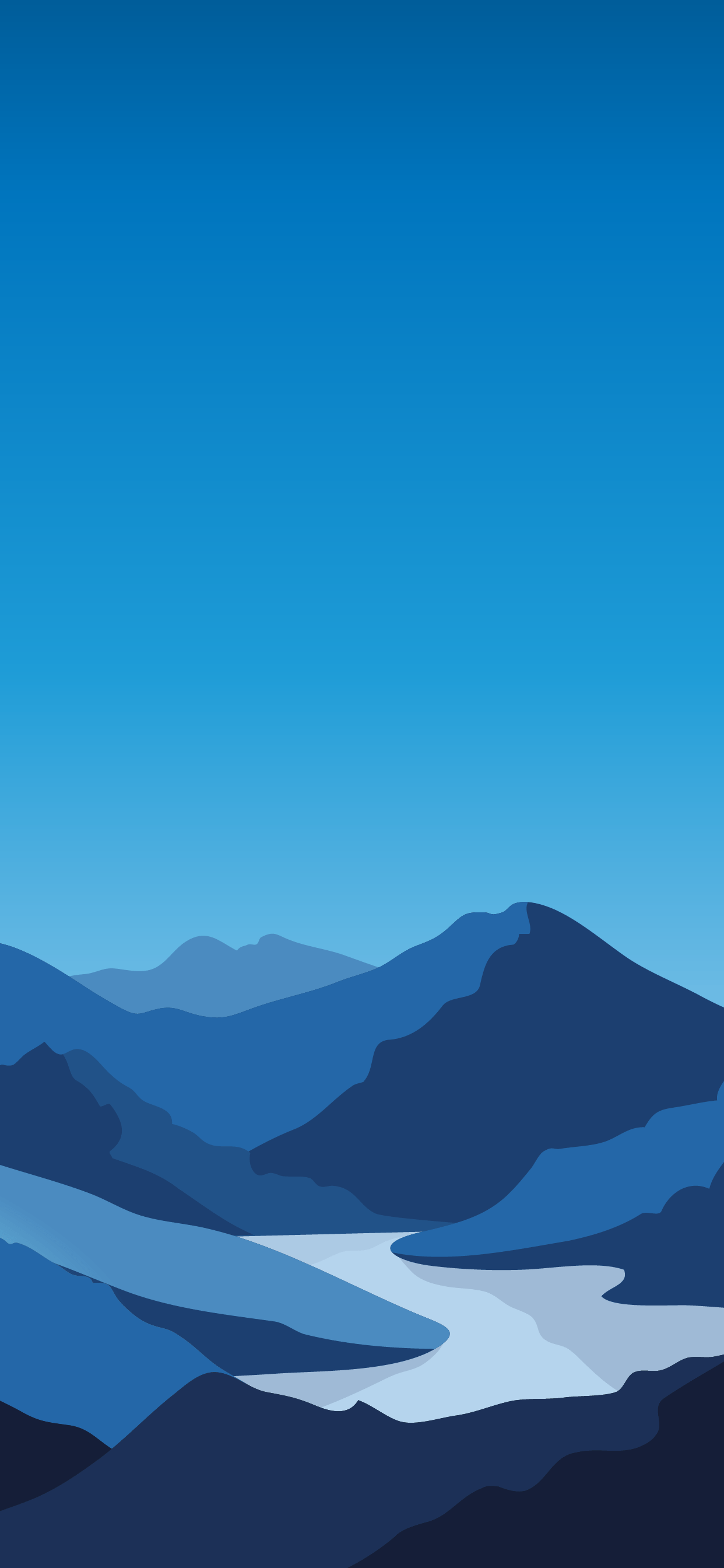 minimalist wallpaper blue