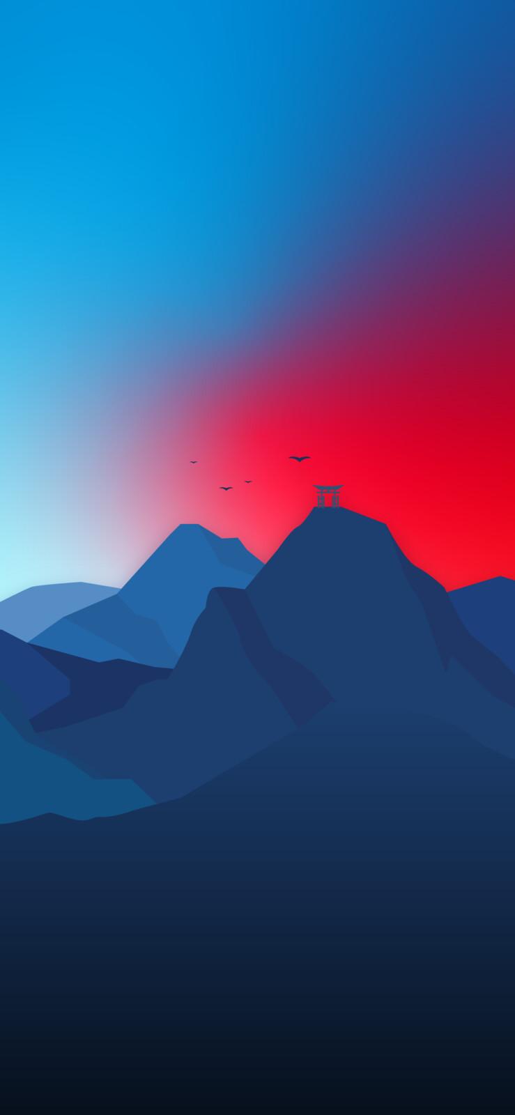 739x1600 Minimalist phone wallpaper, Jorge Hardt