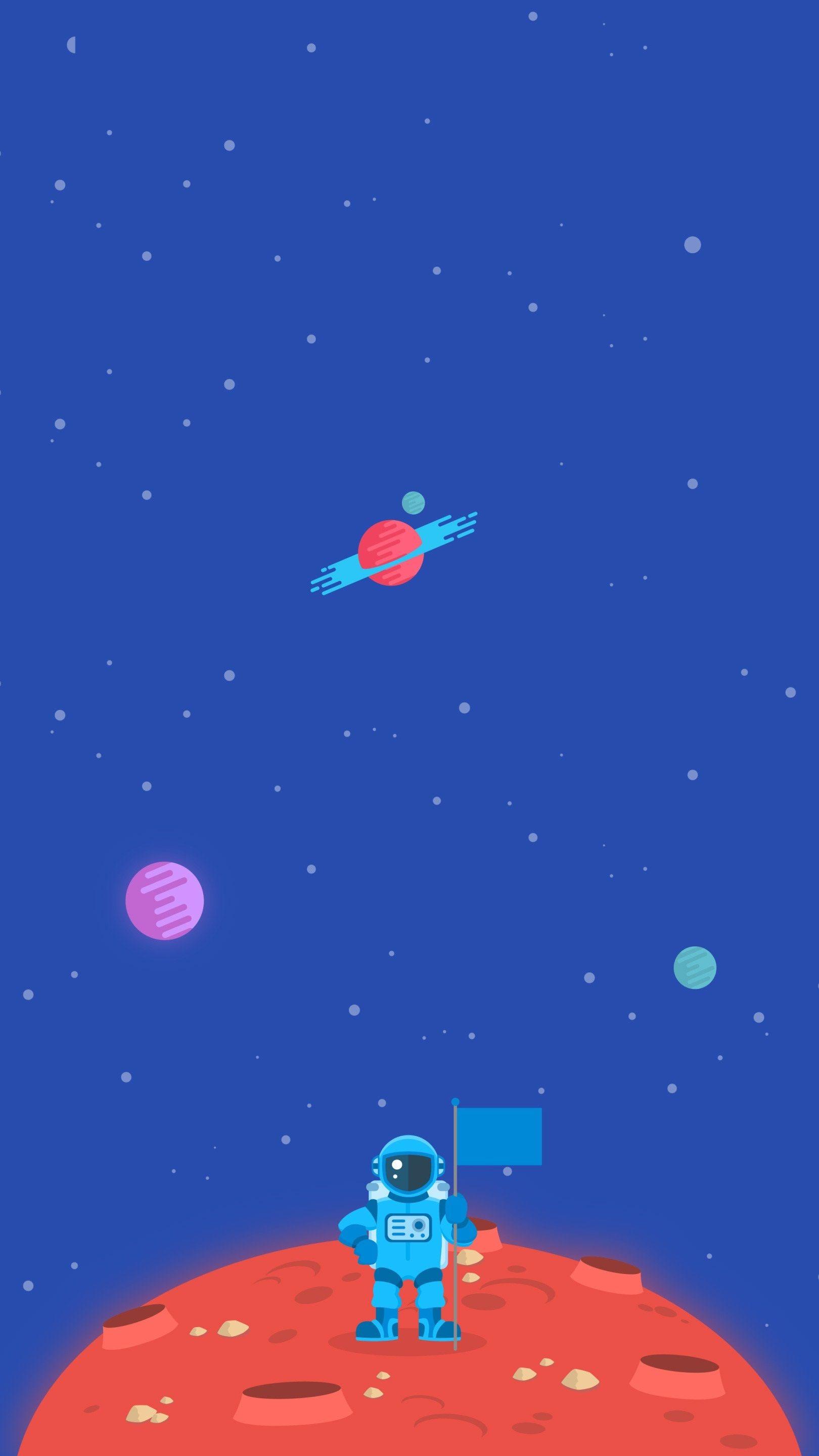 1620x2880 Minimalist Space Phone Wallpaper, HD Minimalist Space Phone Background