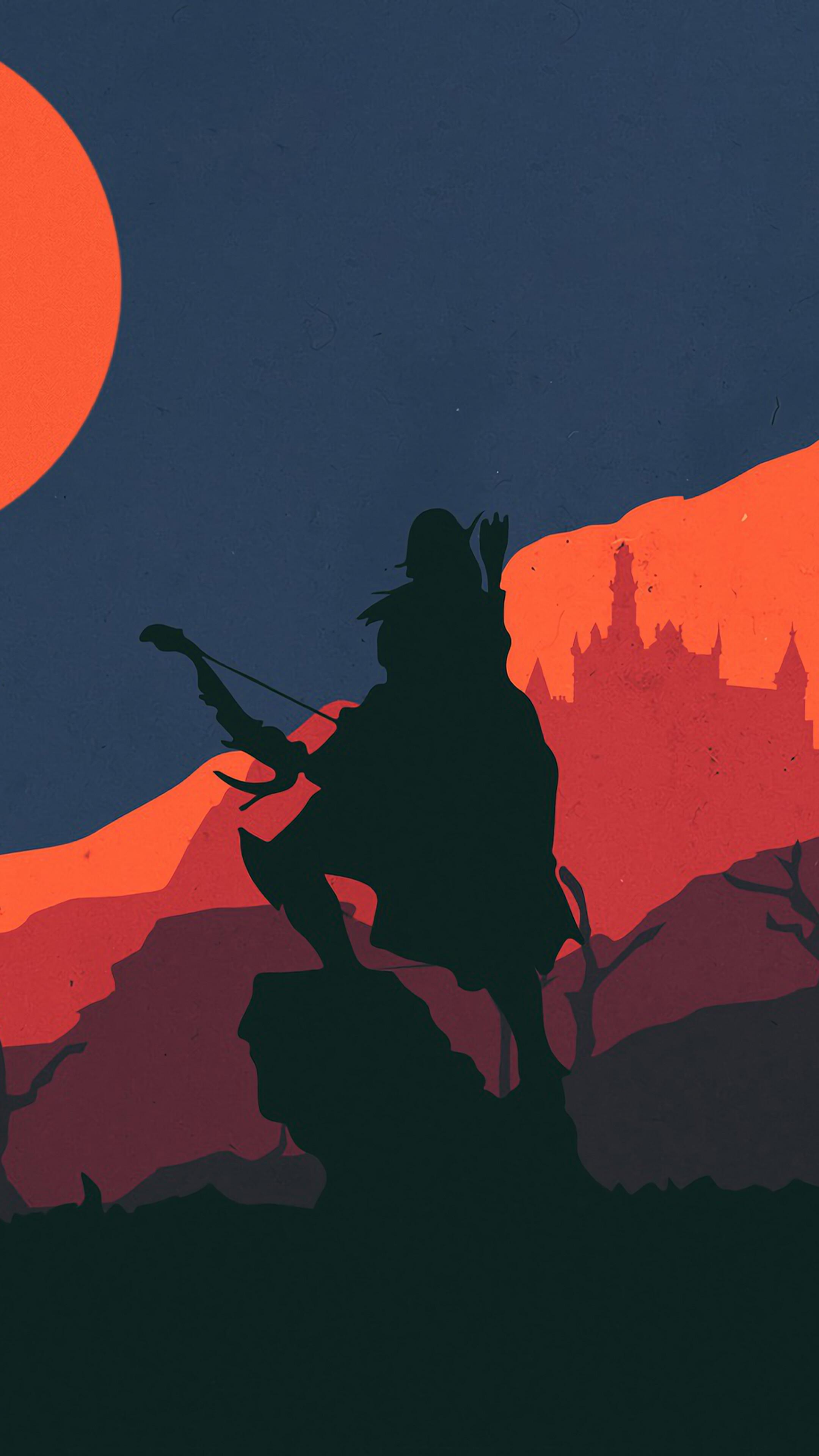 2160x3840 Sylvanas Windrunner, WoW, Minimalist, 4K wallpaper. Mocah HD Wallpaper