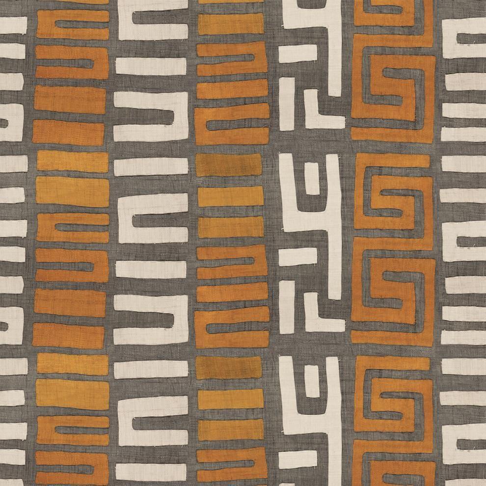 990x990 St. Frank. Amber Stripe Kuba Cloth