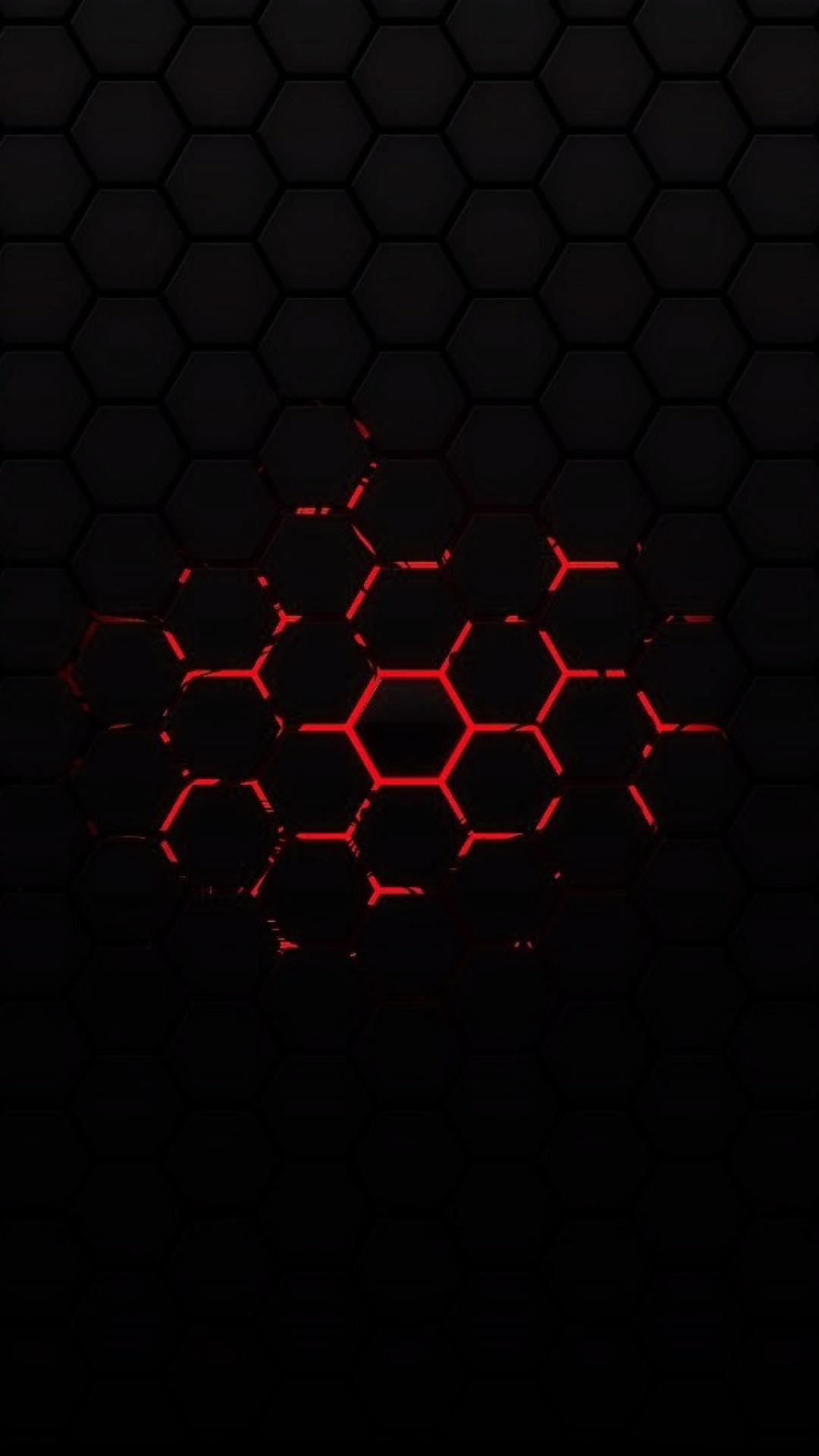 1080x1920 Red and Black Phone Wallpaper