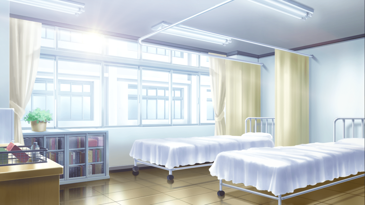1280x720 Hospital Background Anime