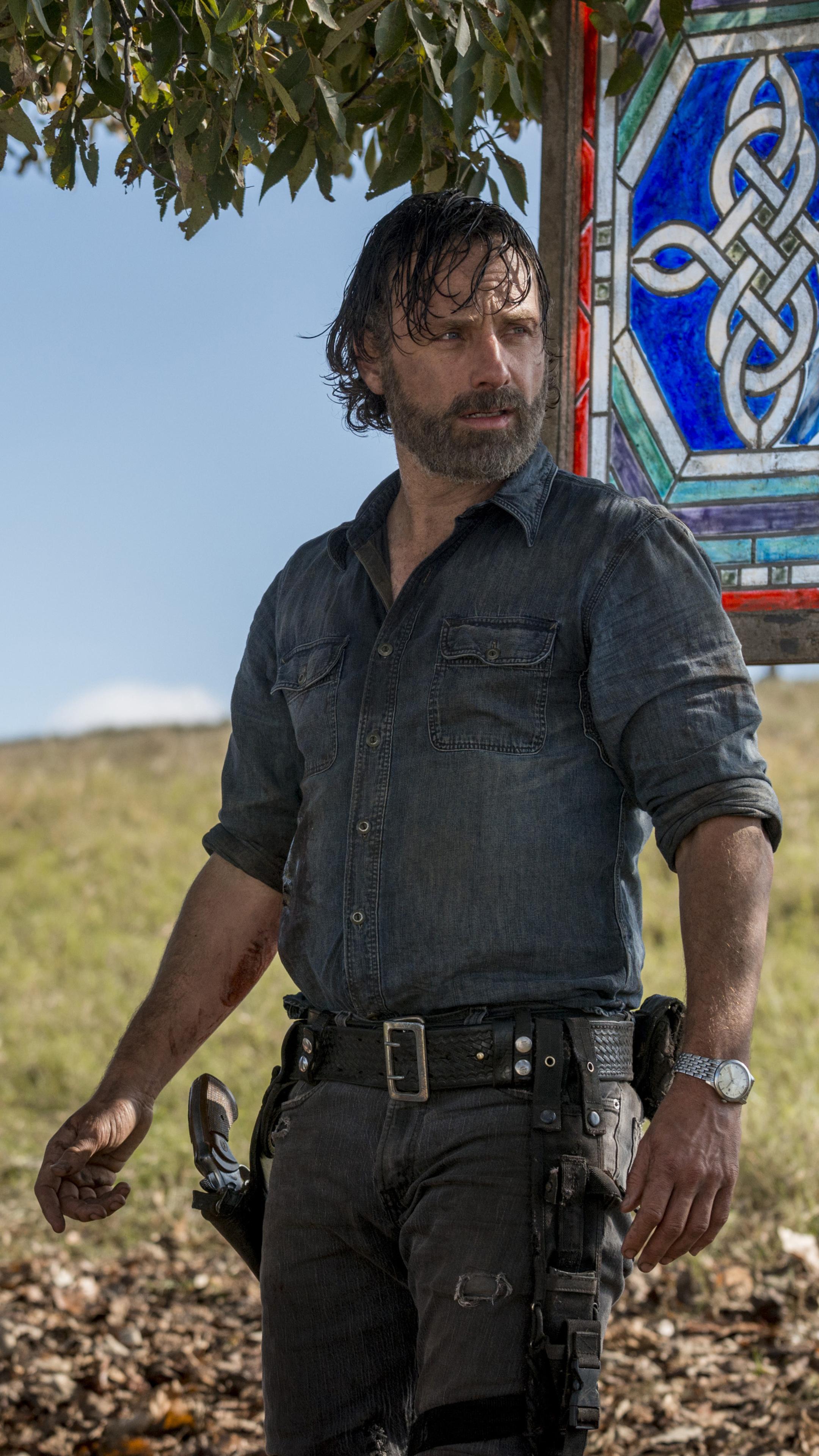 2160x3840 Andrew Lincoln Walking Dead Sony Xperia X, XZ, Z5 Premium HD 4k Wallpaper, Image, Background, Photo and Picture