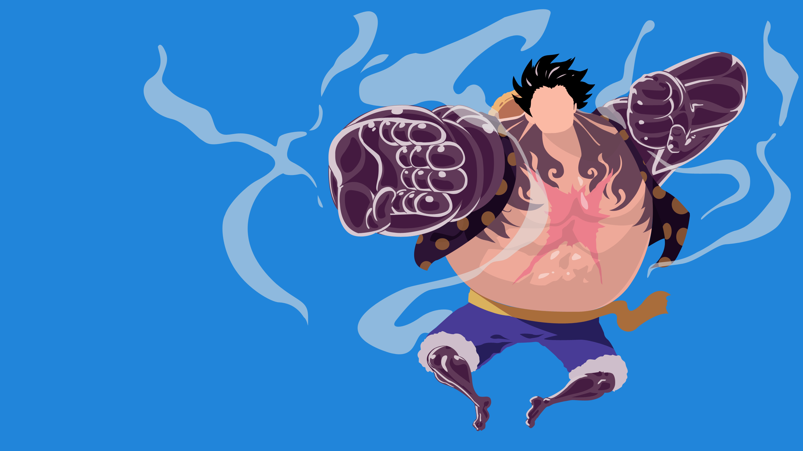 2732x1536 onepiece lutfy gear fourth HD Wallpaper