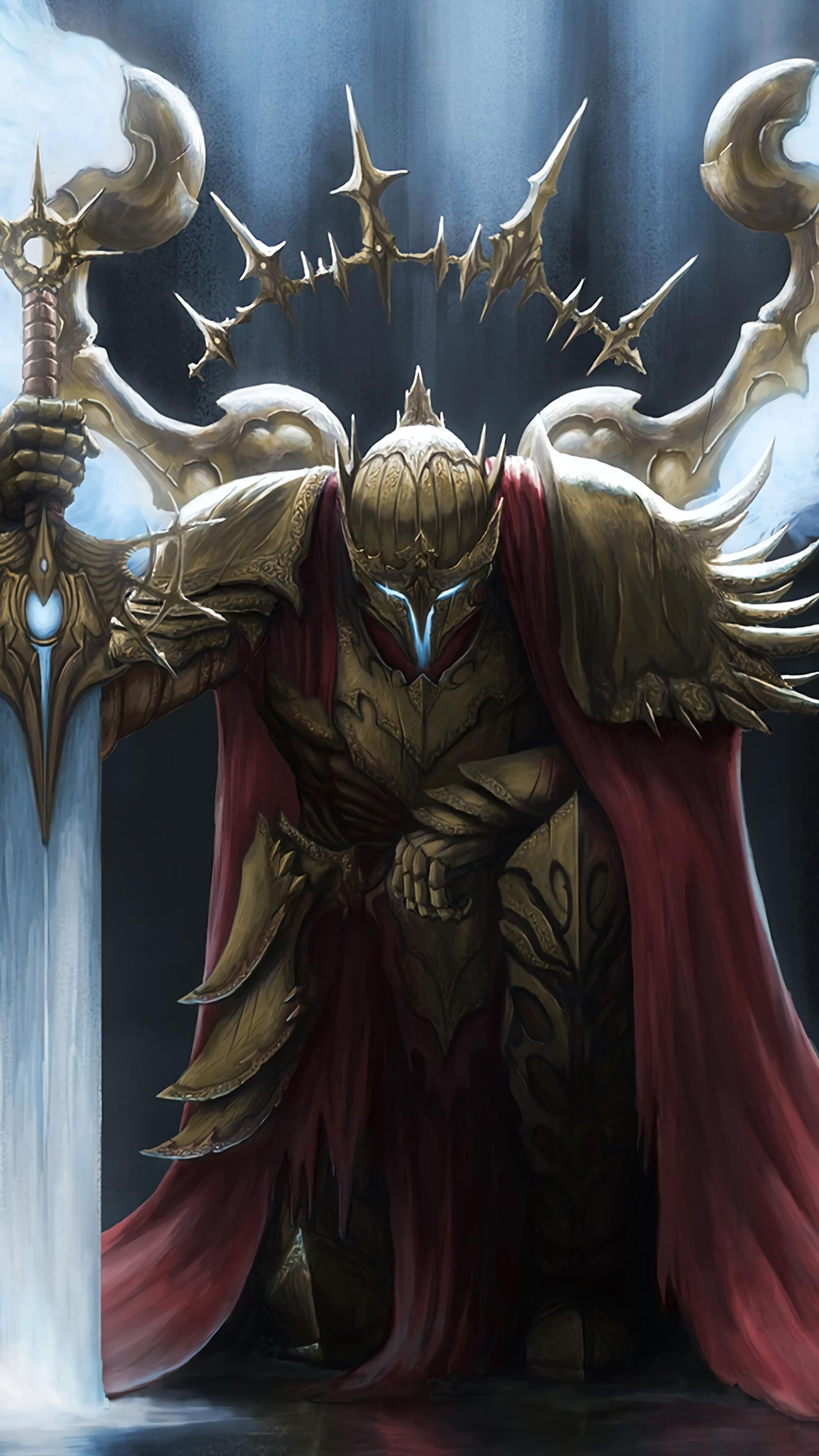 2160x3840 Fantasy, Warrior, Sword, Wings, 4K phone HD Wallpaper, Image, Background, Photo and Picture. Mocah HD Wallpaper