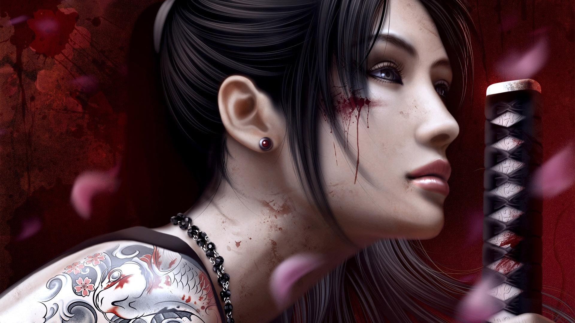 1920x1080 Fantasy Warrior Wallpaper in jpg format for free download