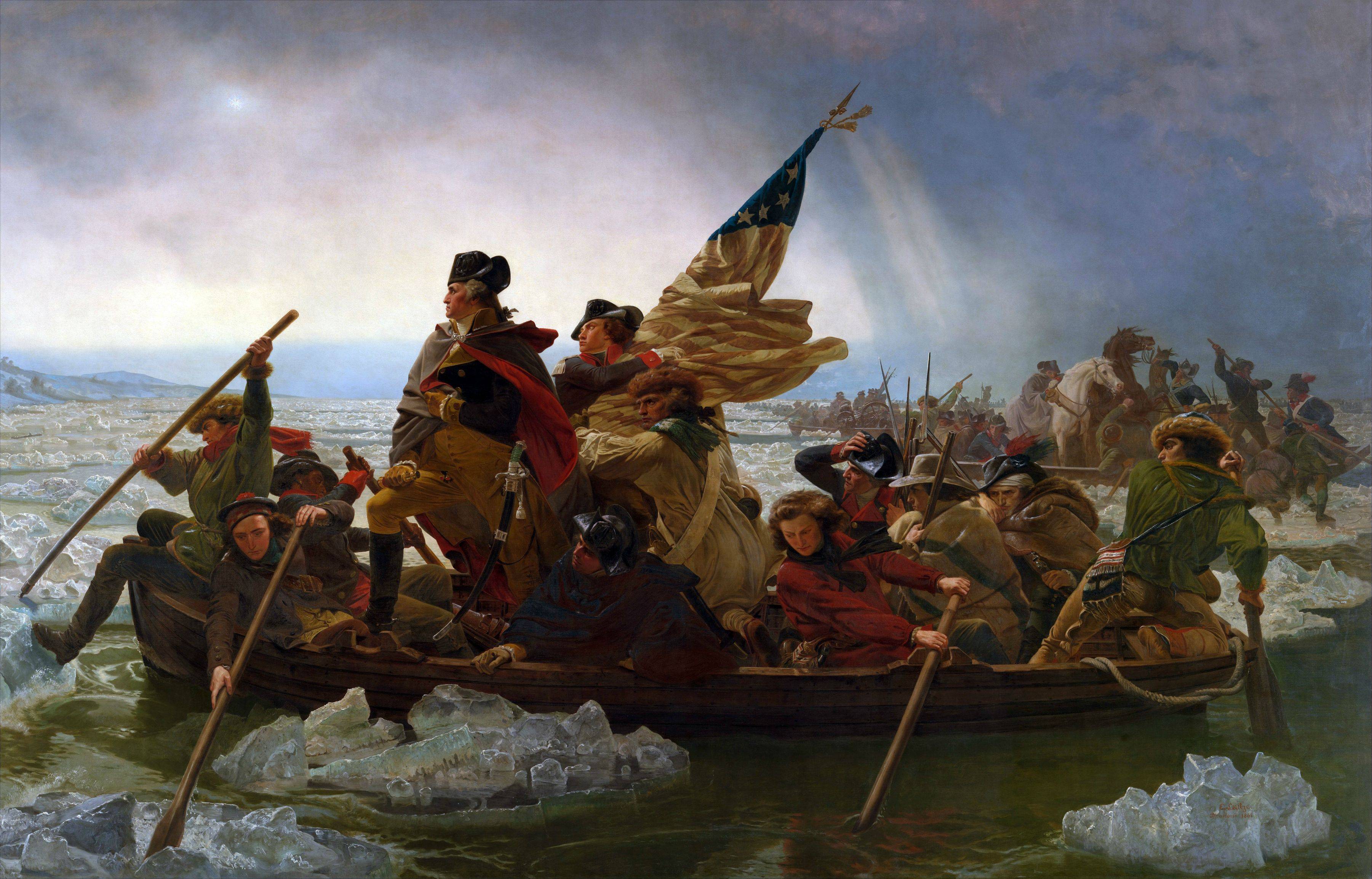 3602x2308 Washington Crossing The Delaware, Now In Wallpaper Form. X Post /r/ Wallpaper: MURICA