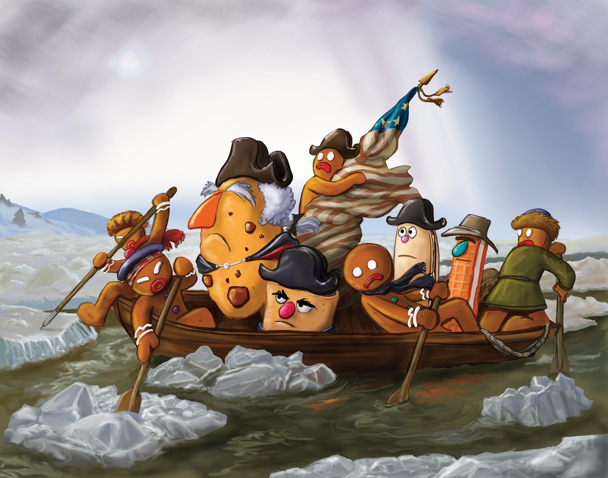 2100x1650 Washington Crossing the Delaware