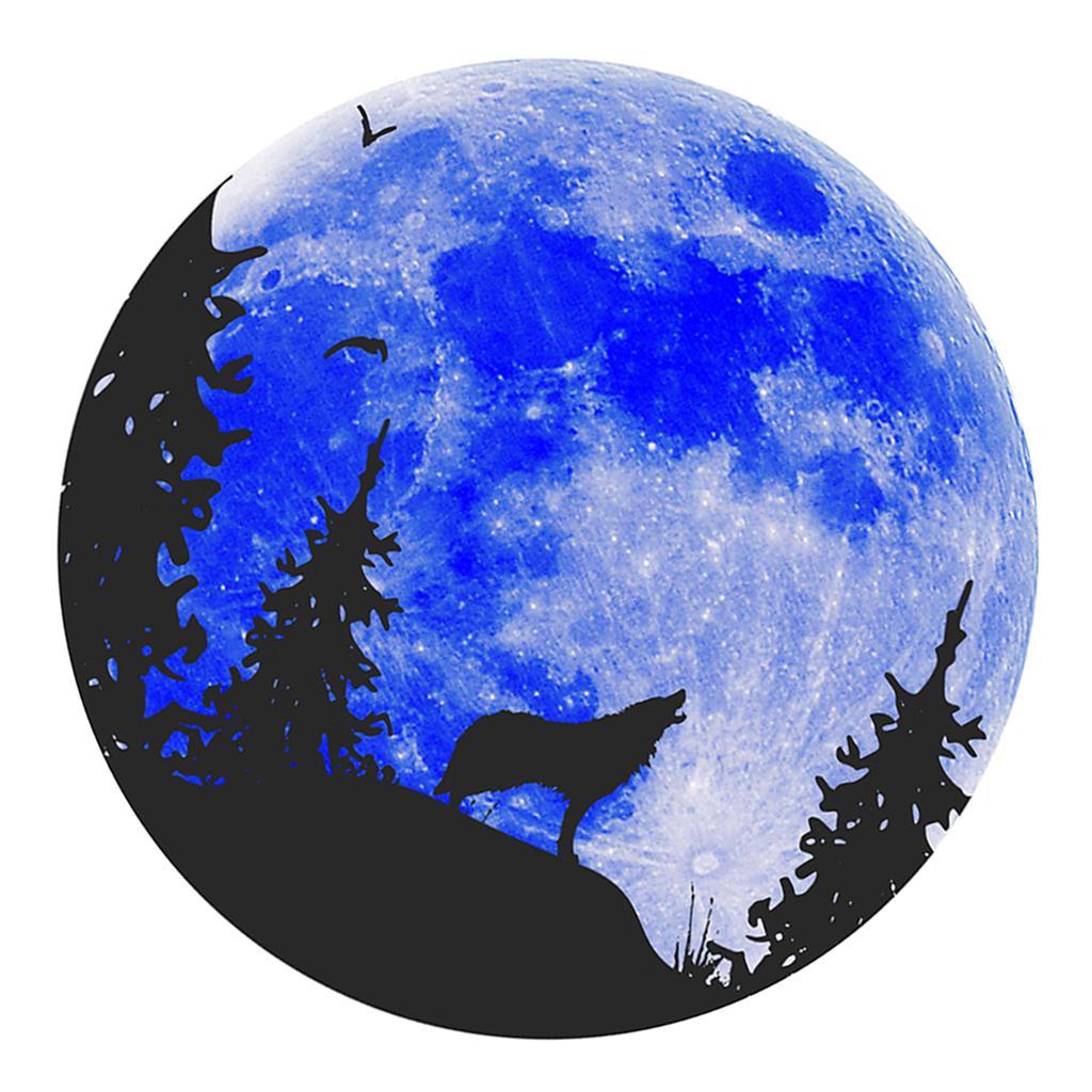 1024x1024 Buy PVC Globe Earth Forest Animal Wallpaper Sticker Mural Panel Glow in Dark Blue at affordable prices