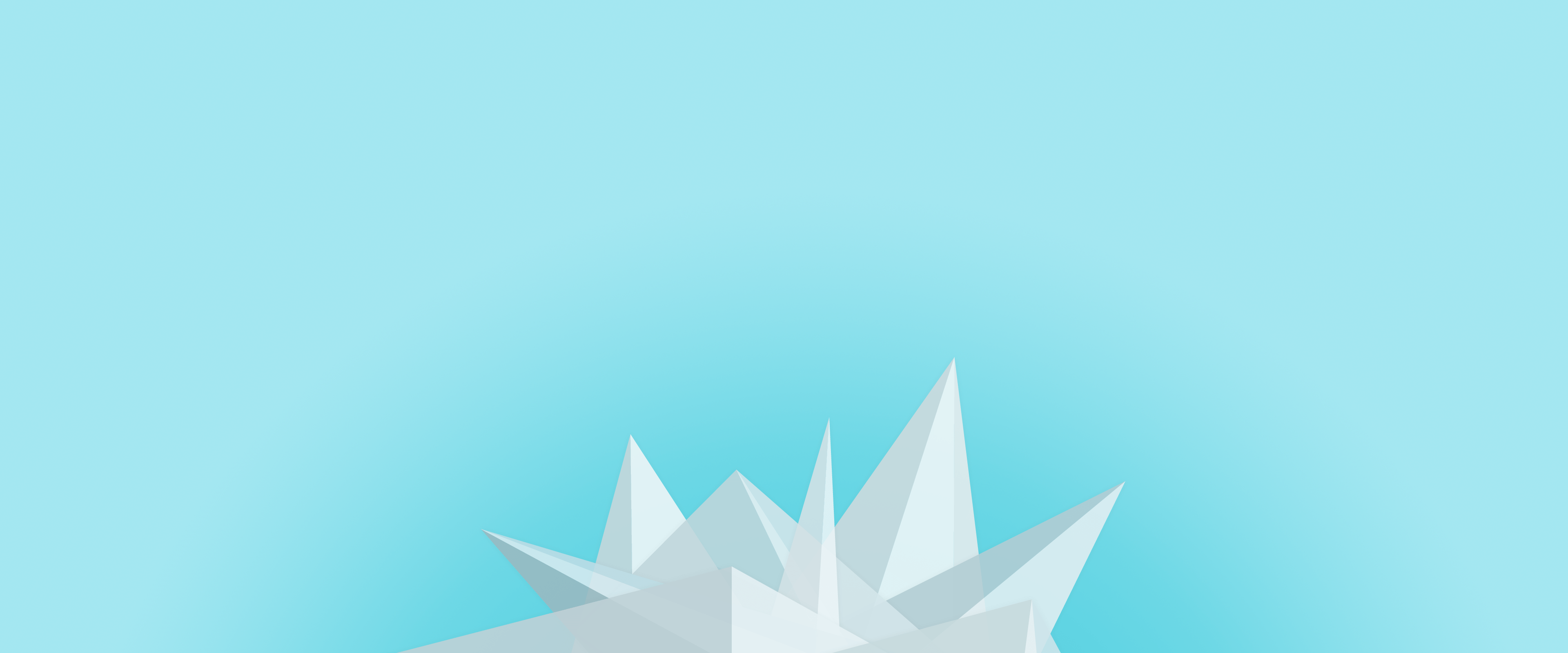 3840x1600 Origami Minimalist Wallpaper