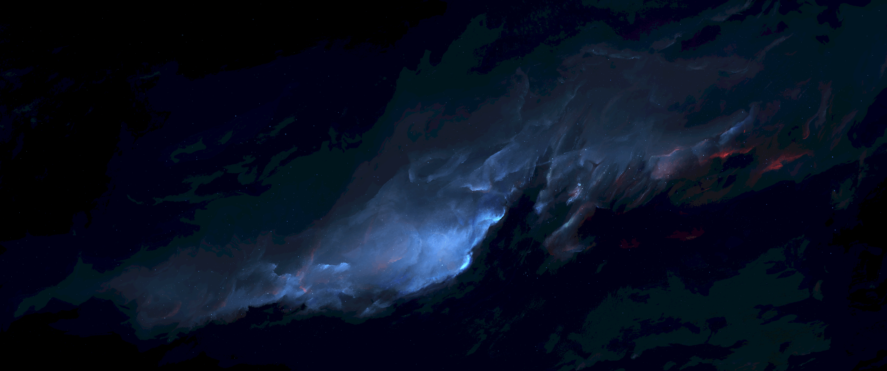 3440x1440 Wallpaper for Dark Mode on Ultra Wide Screen Monitors