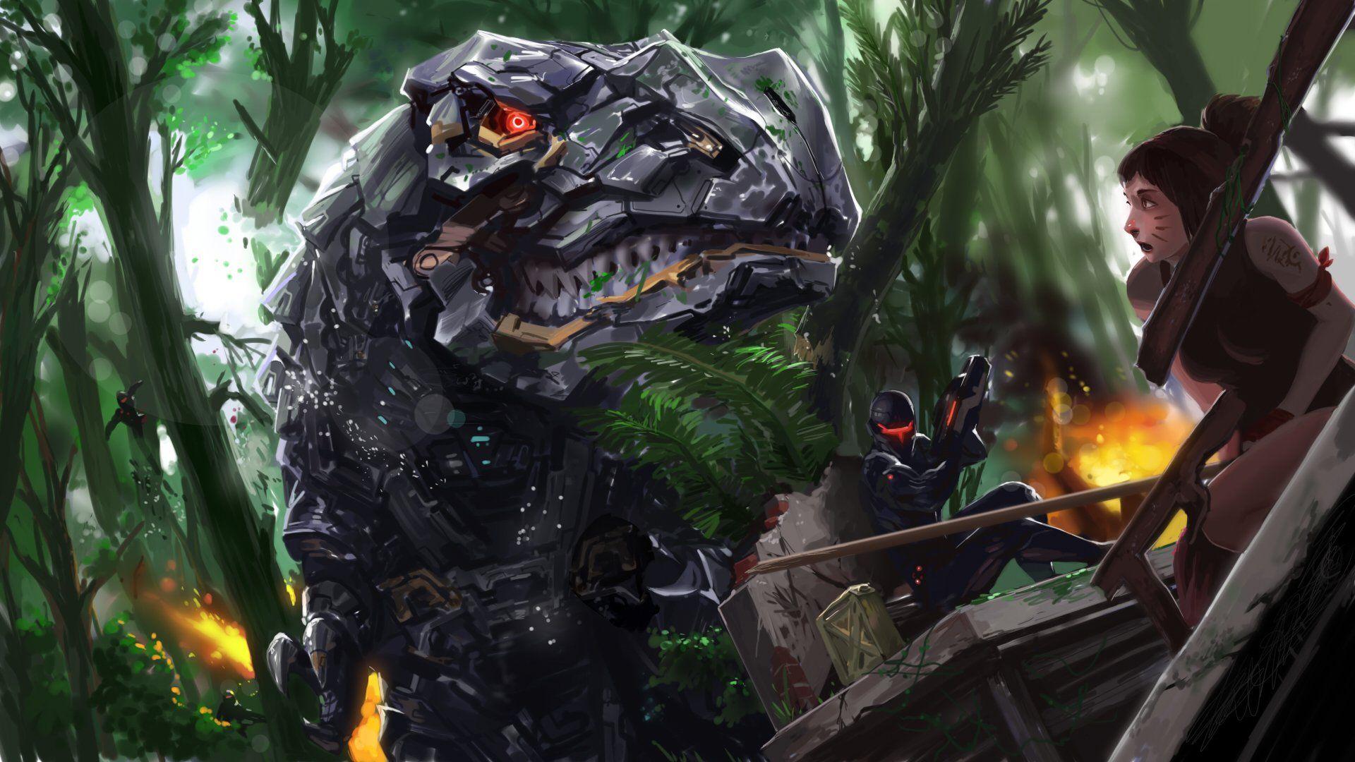 1920x1080 Mech HD Wallpaper and Background Image