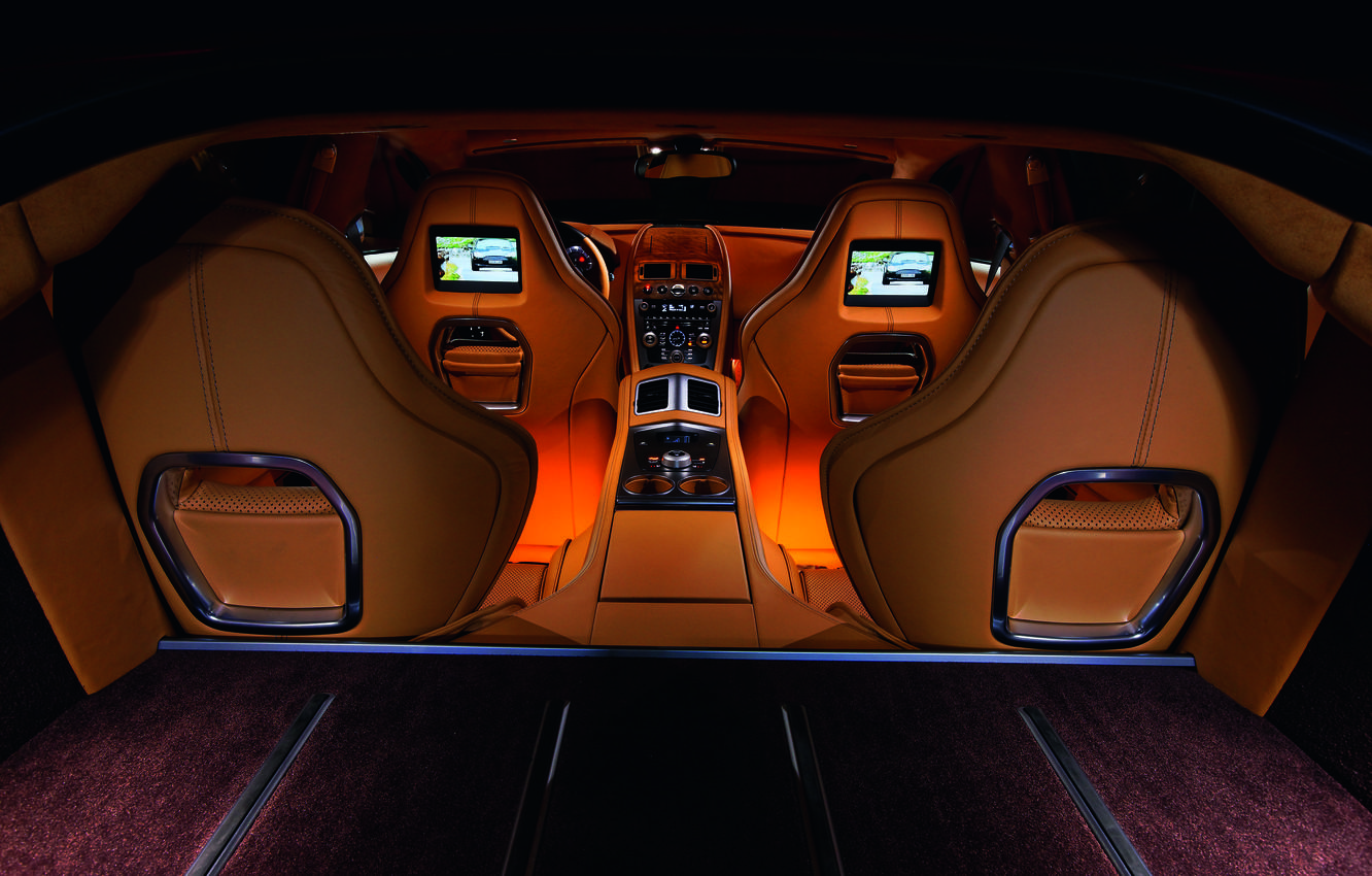 1332x850 Wallpaper Aston Martin, Rapide, Interior, Leather, Backlight, Supercar, Exclusive, Four Door Image For Desktop, Section Aston Martin