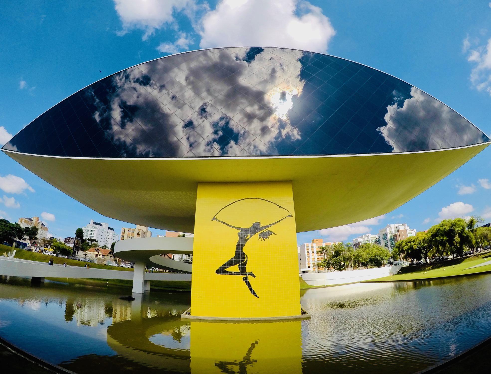 1969x1500 ITAP of Oscar Niemeyer Museum #PicOfTheDay #PhotoOfTheDay #Camera #Composition #Photoshop #Photolove. Curitiba, Photo, Photo background