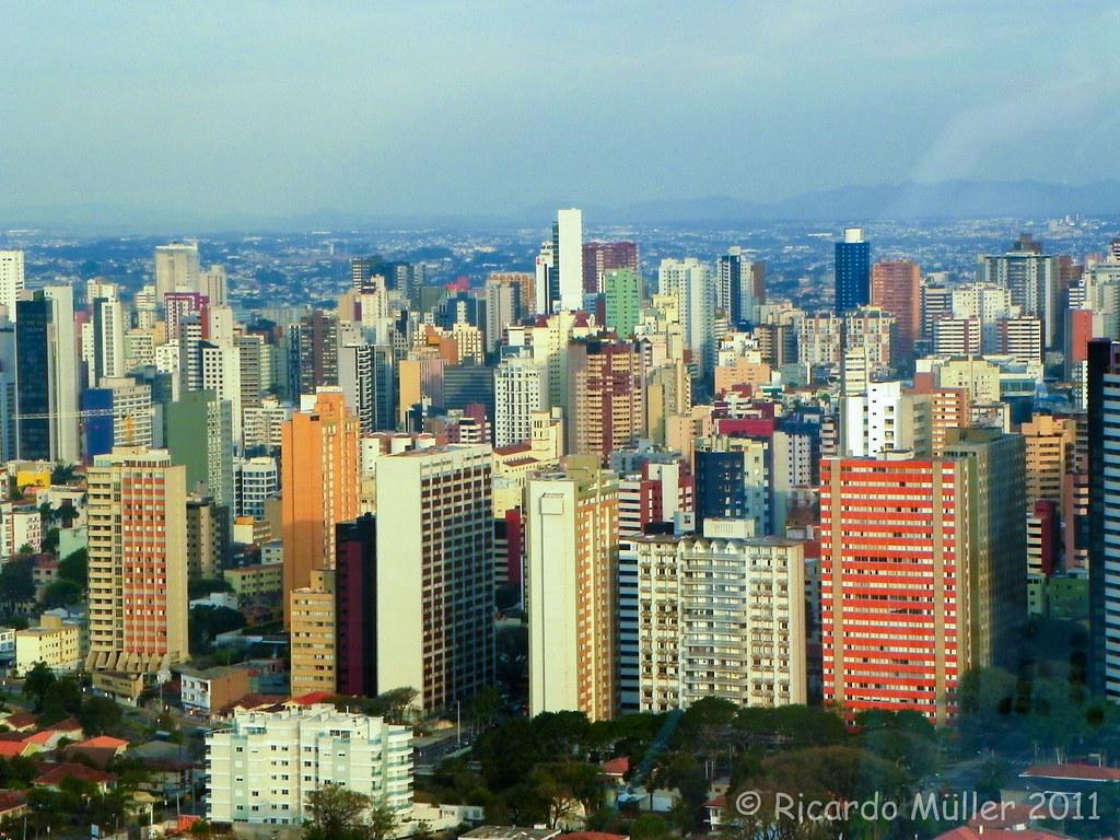 1024x768 Curitiba. Vista da cidade de Curitiba. Ricardo Müller Photography