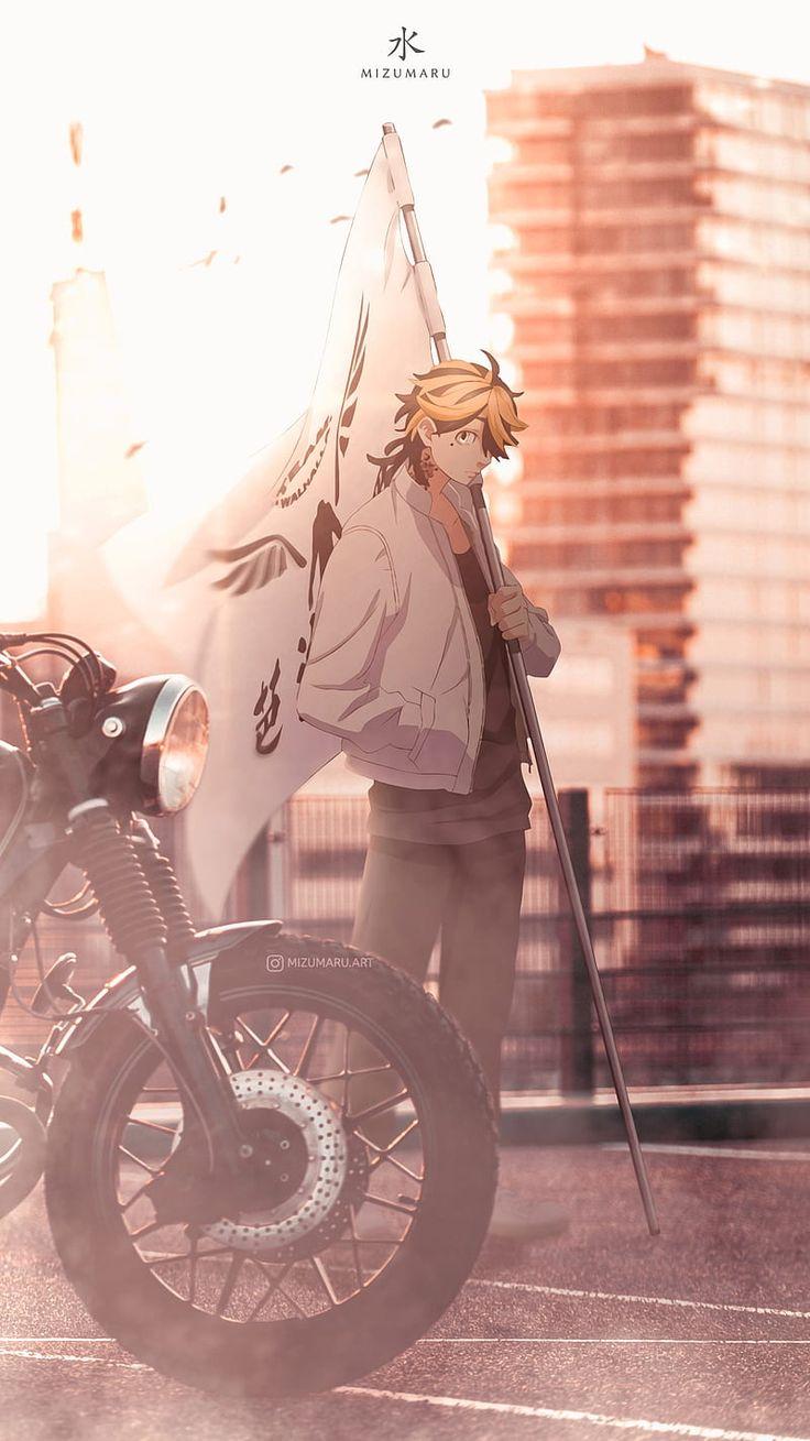 736x1309 Kazutora Hanemiya, baji, motorcycle, tokyo revengers, mikey, anime aesthetic, chifuyu, t en 2021. Fond d'ecran dessin, Illustrations animées, Fond d'écran téléphone manga