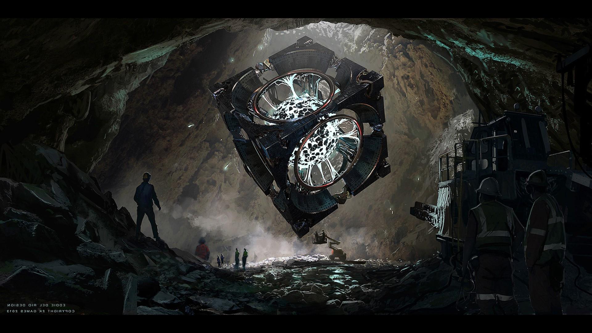 1920x1080 XCOM: Enemy Unknown, Video Games, Concept Art, Artwork, Cube Wallpaper HD / Desktop and Mobile Background