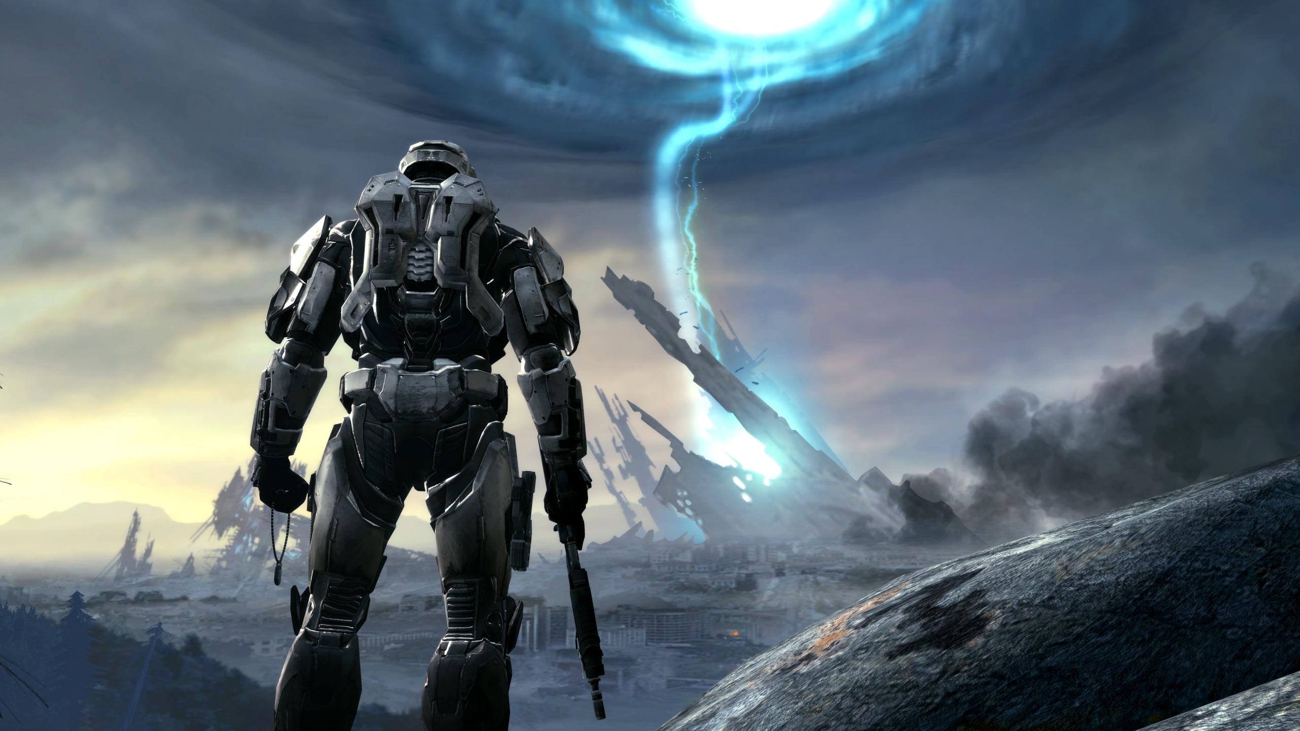 2560x1440 Halo Game Artwork Wallpaper 4k Ultra HD