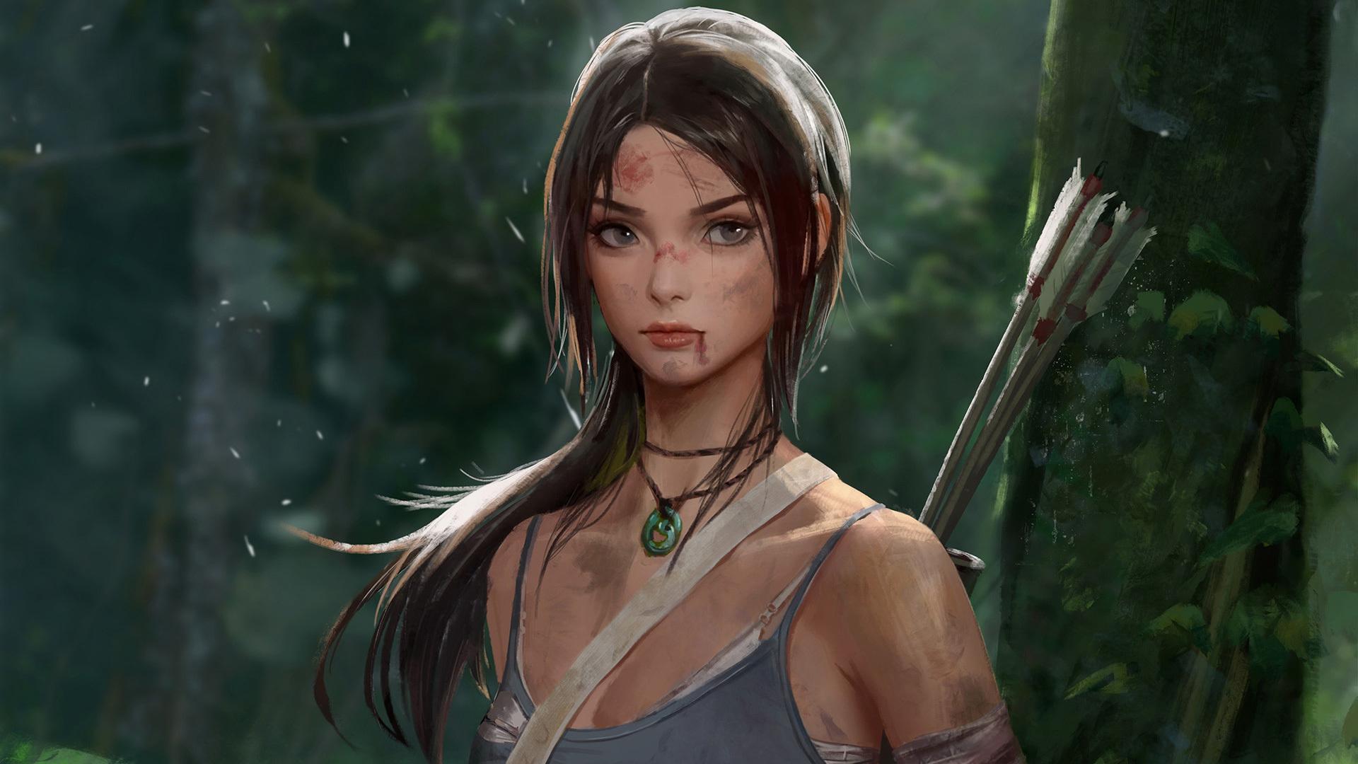1920x1080 Desktop wallpaper tomb raider, lara croft, video game, artwork, HD image, picture, background, 4ec321