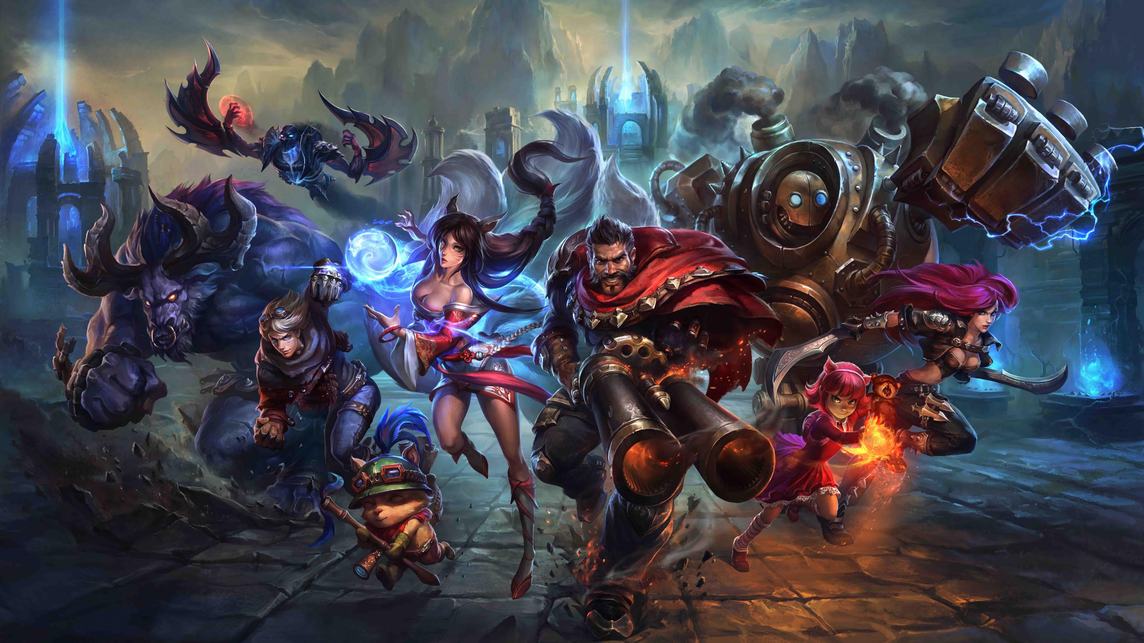 3840x2160 Desktop Wallpaper League Of Legends Game Artwork, HD Image, Picture, Background, 8plllw