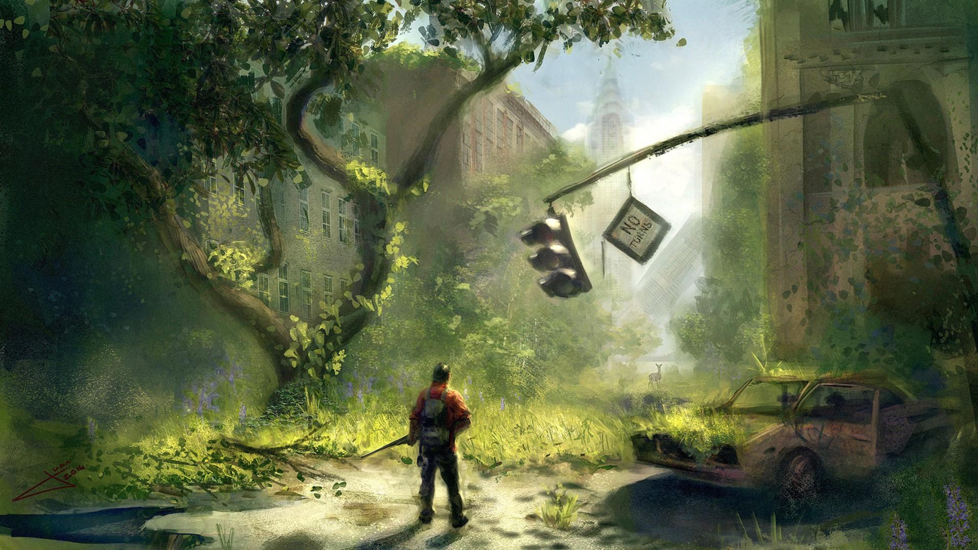 1920x1080 #The Last of Us, #apocalyptic, #video games, #artwork, wallpaper. Mocah HD Wallpaper