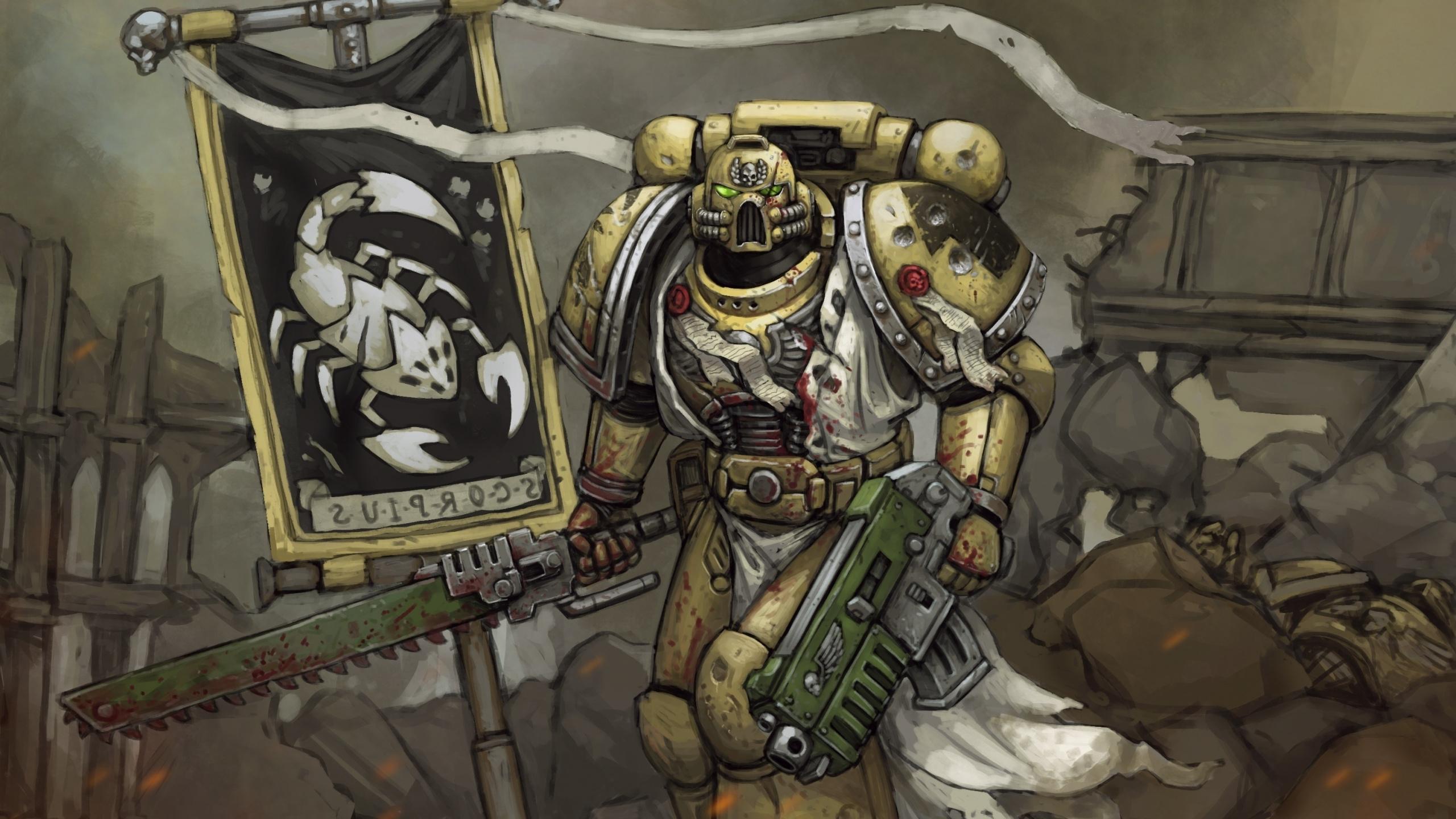 2560x1440 Warhammer 40k, Video Game, Artwork, Wallpaper 40k 16 9
