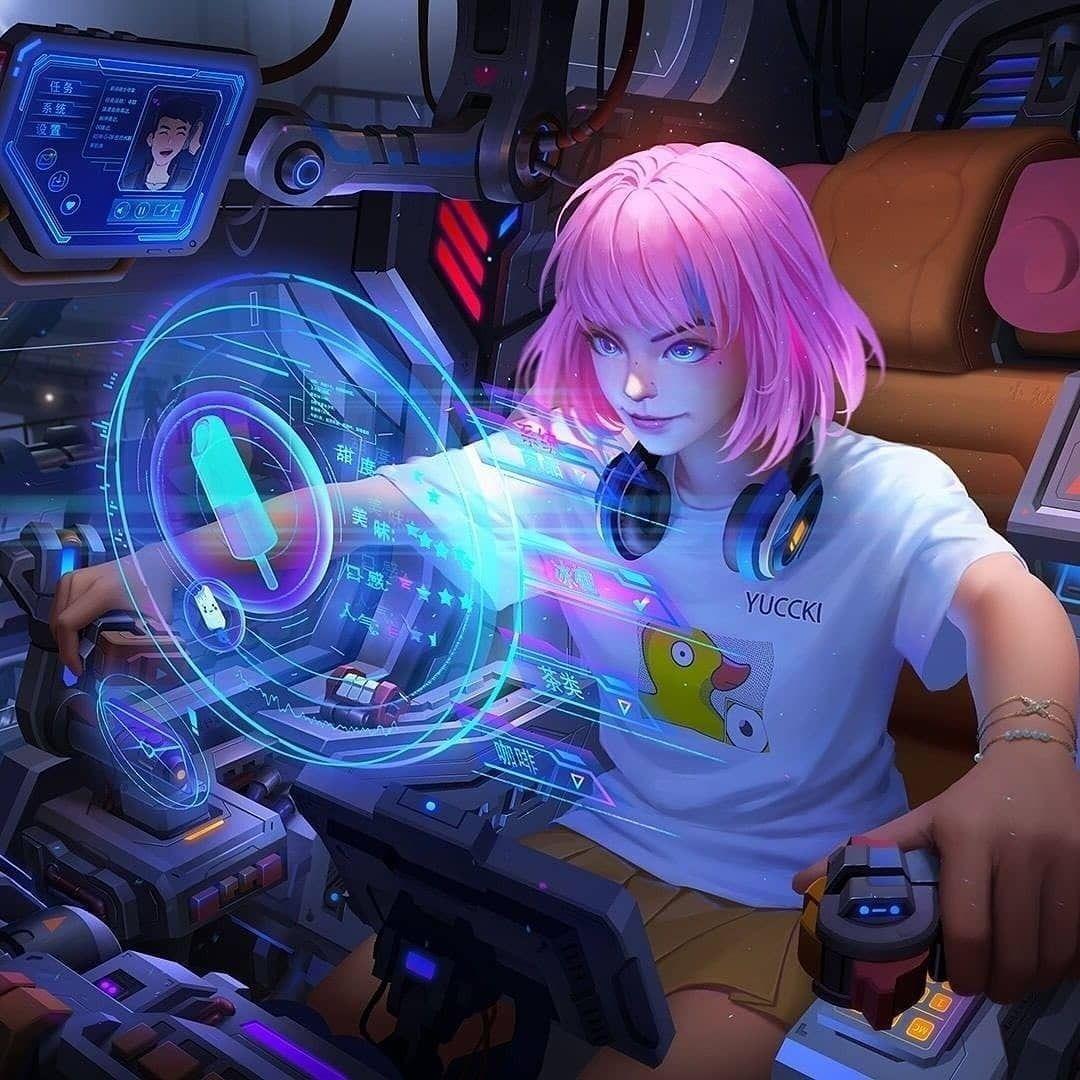 1080x1080 Cyberpunk Gods on Instagram: “Artwork by laijinzhong873.artstation.com⁠