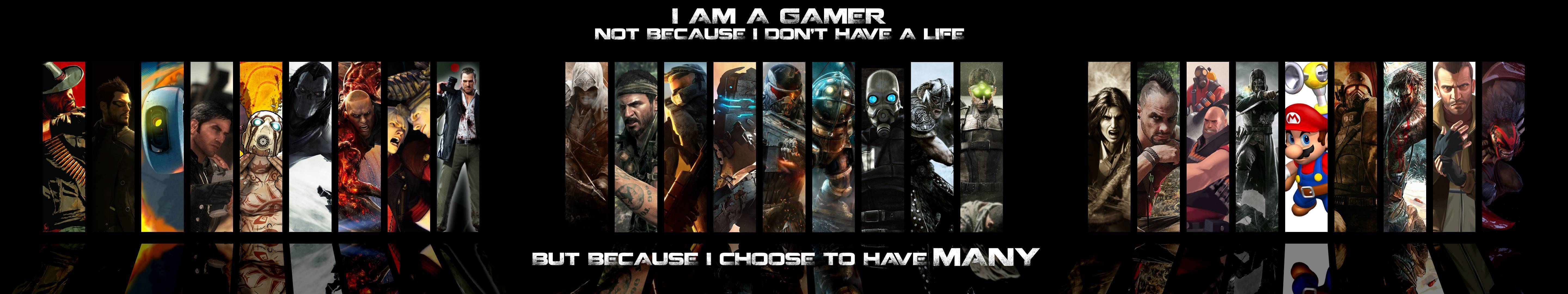 5760x1080 Collage HD Wallpaper