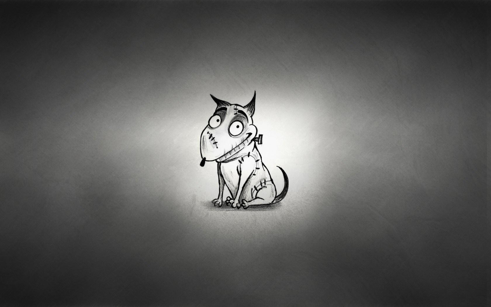 1680x1050 Frankenweenie Dog Sparky