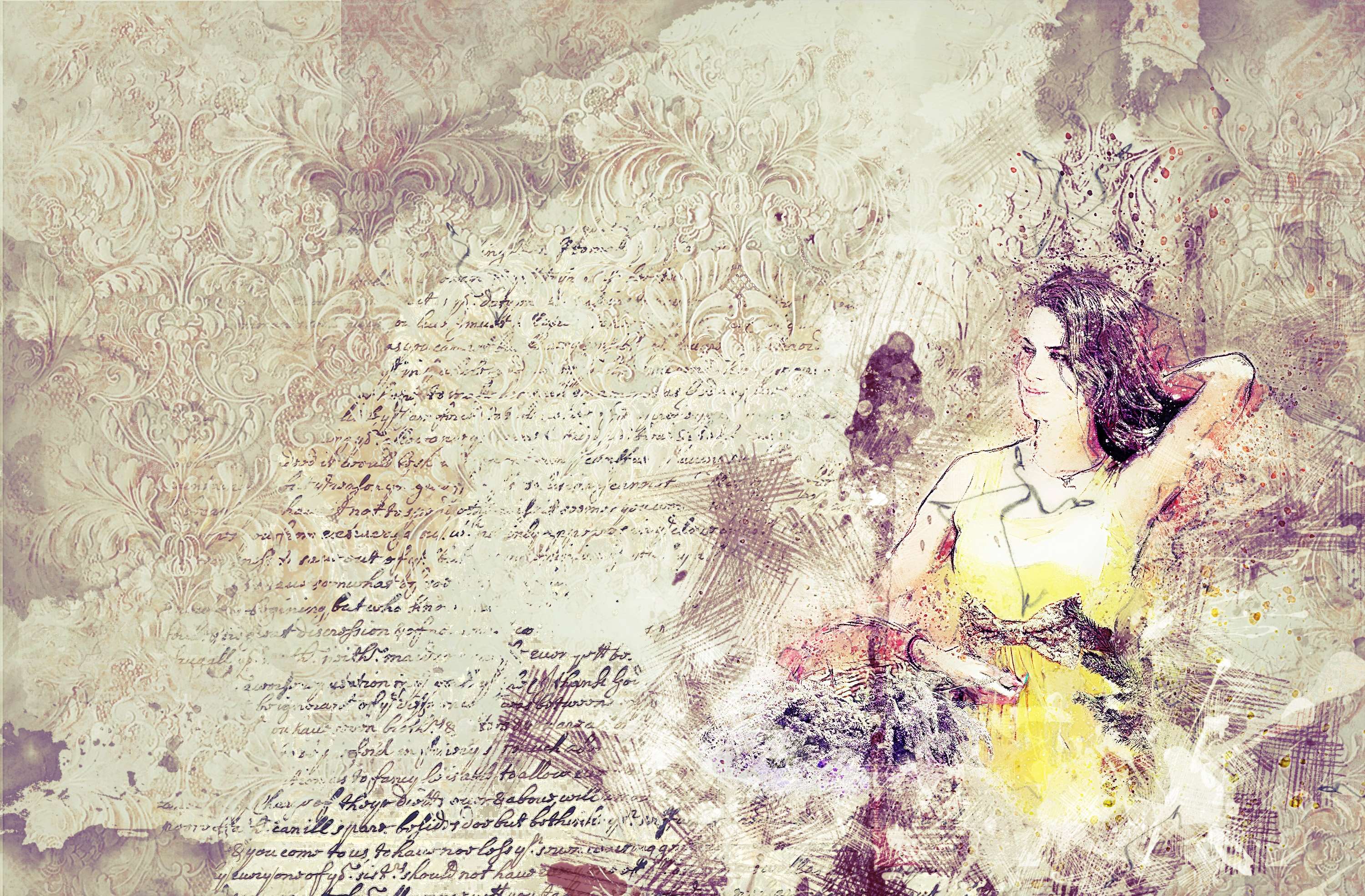 3000x1969 scrapbook HD wallpaper, Background
