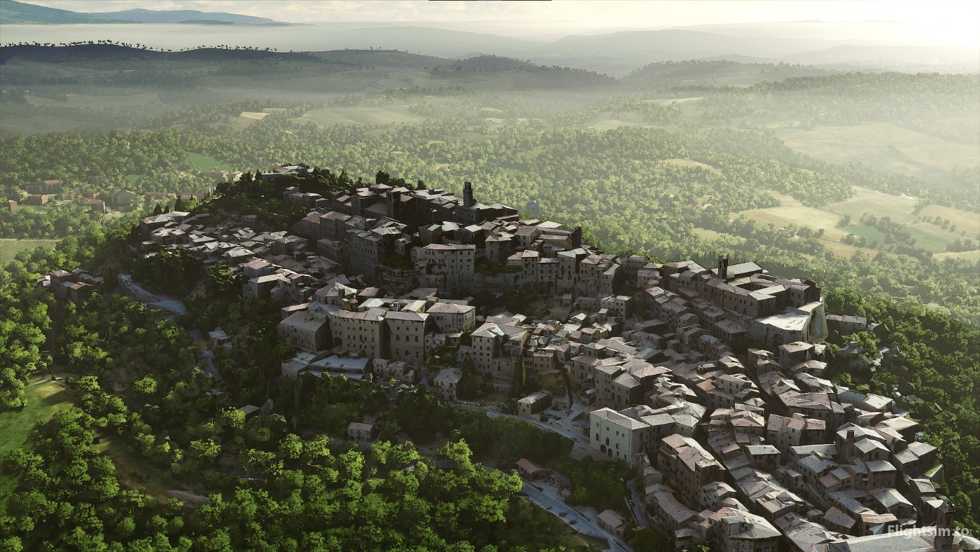 1400x788 Montepulciano, Tuscany, Italy Microsoft Flight Simulator