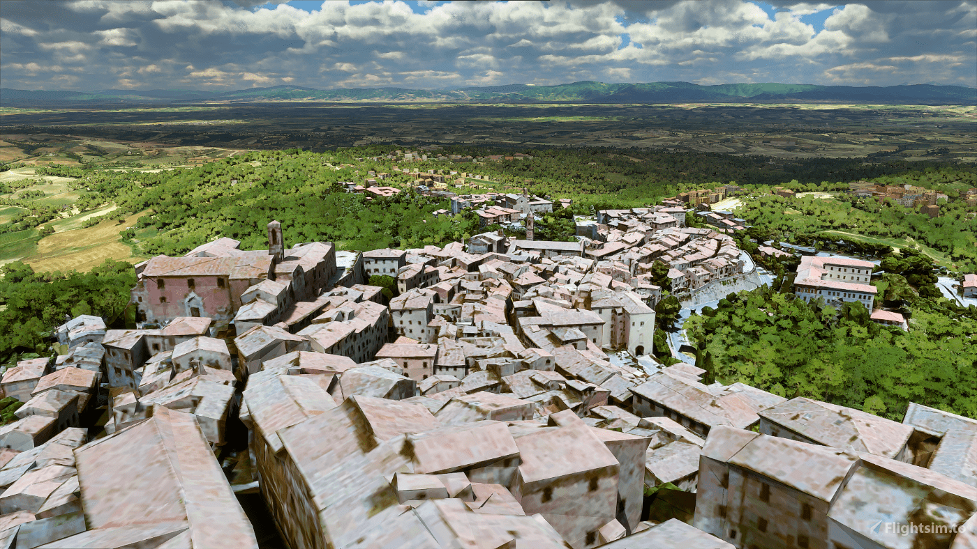 1400x788 Montepulciano, Tuscany, Italy Microsoft Flight Simulator